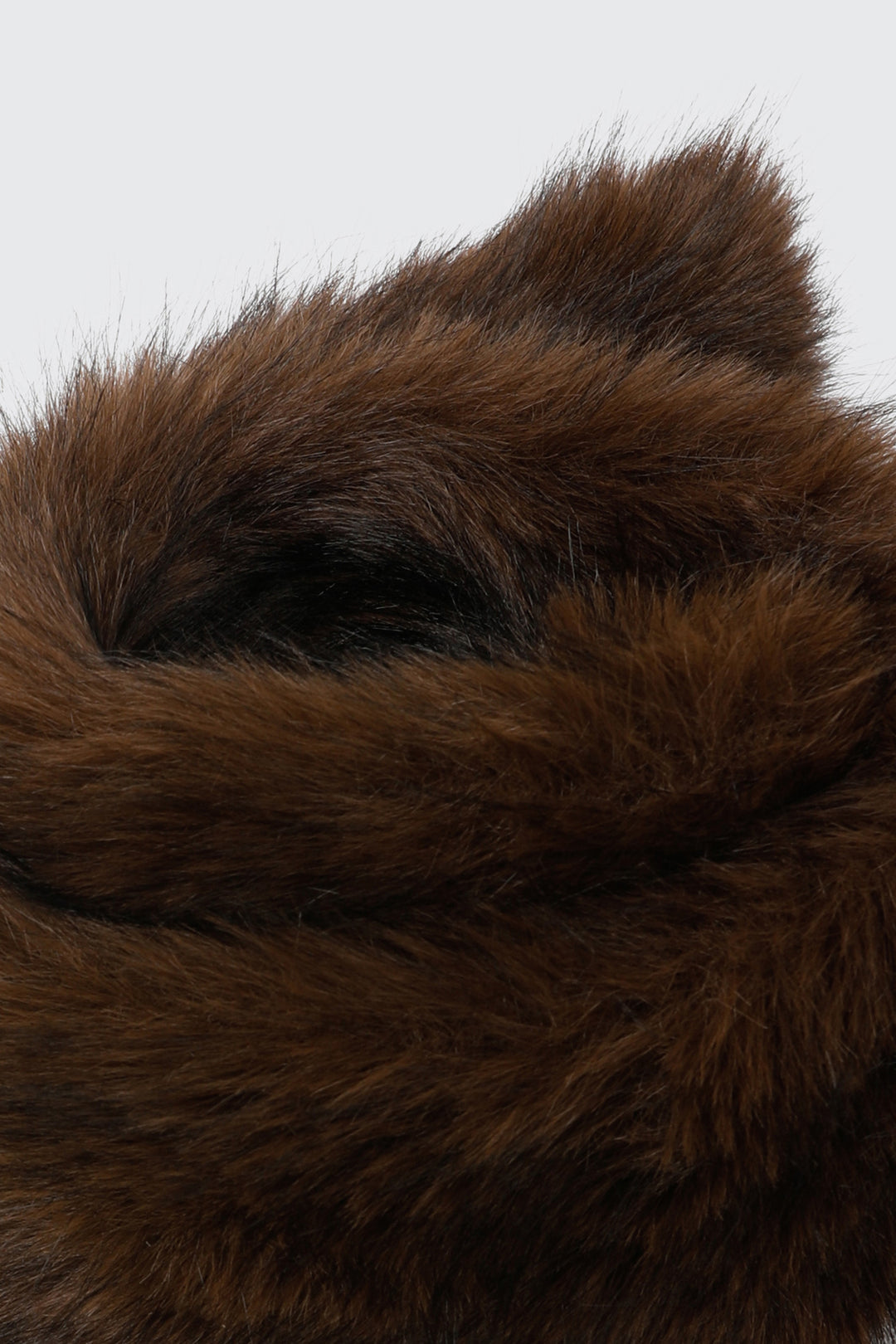 Faux Fur Keyhole Scarf