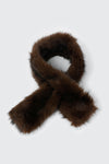 Faux Fur Keyhole Scarf