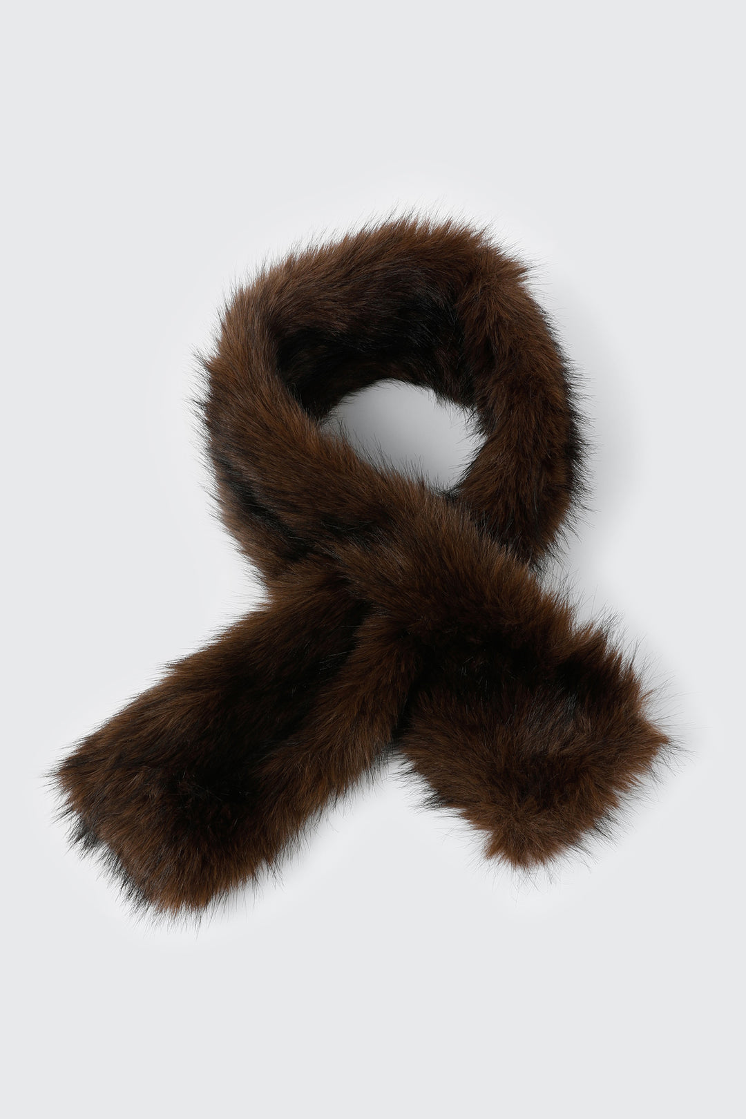Faux Fur Keyhole Scarf
