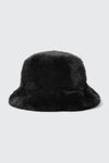 Chapeau cloche en fausse fourrure