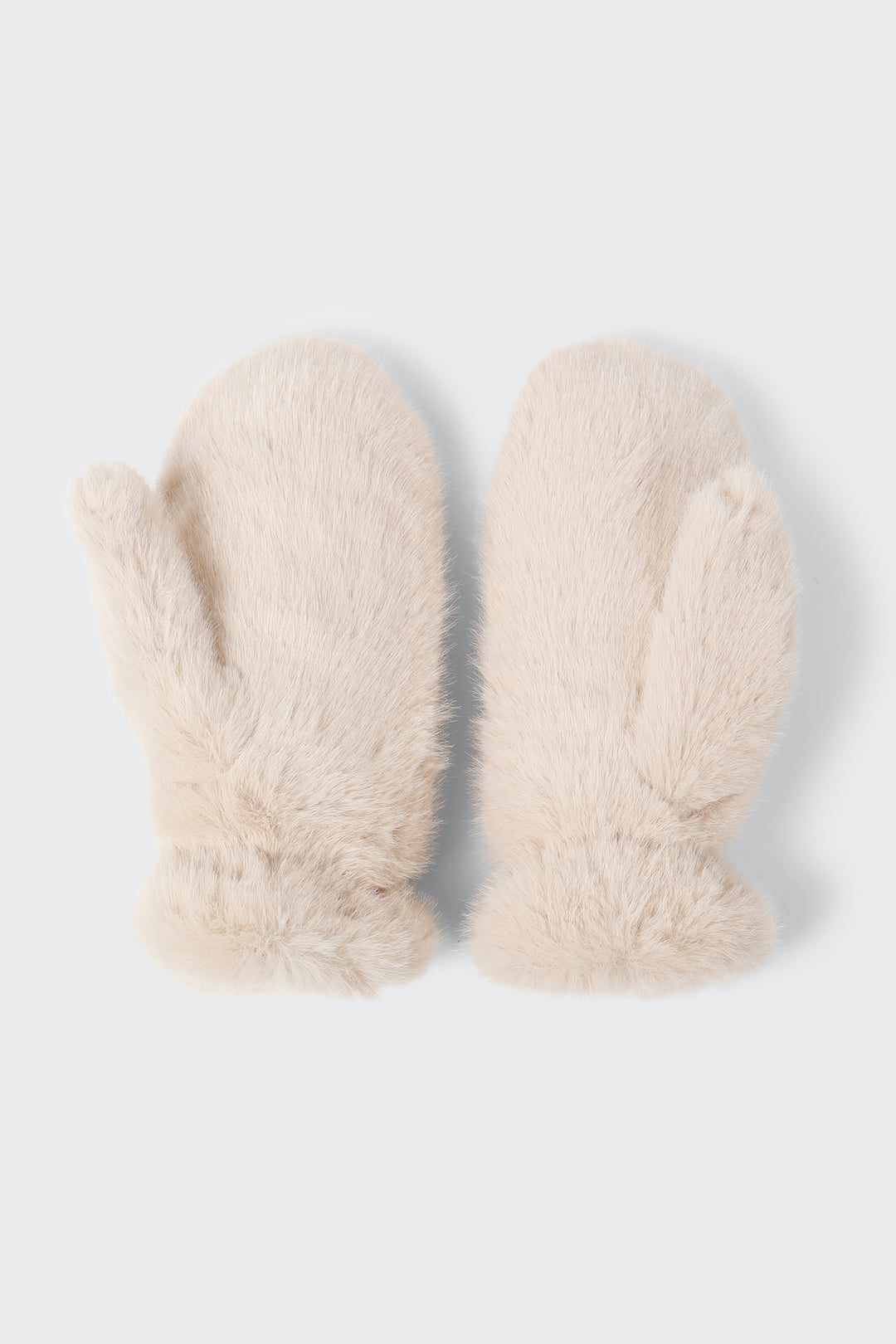 Faux Fur Lined Mittens