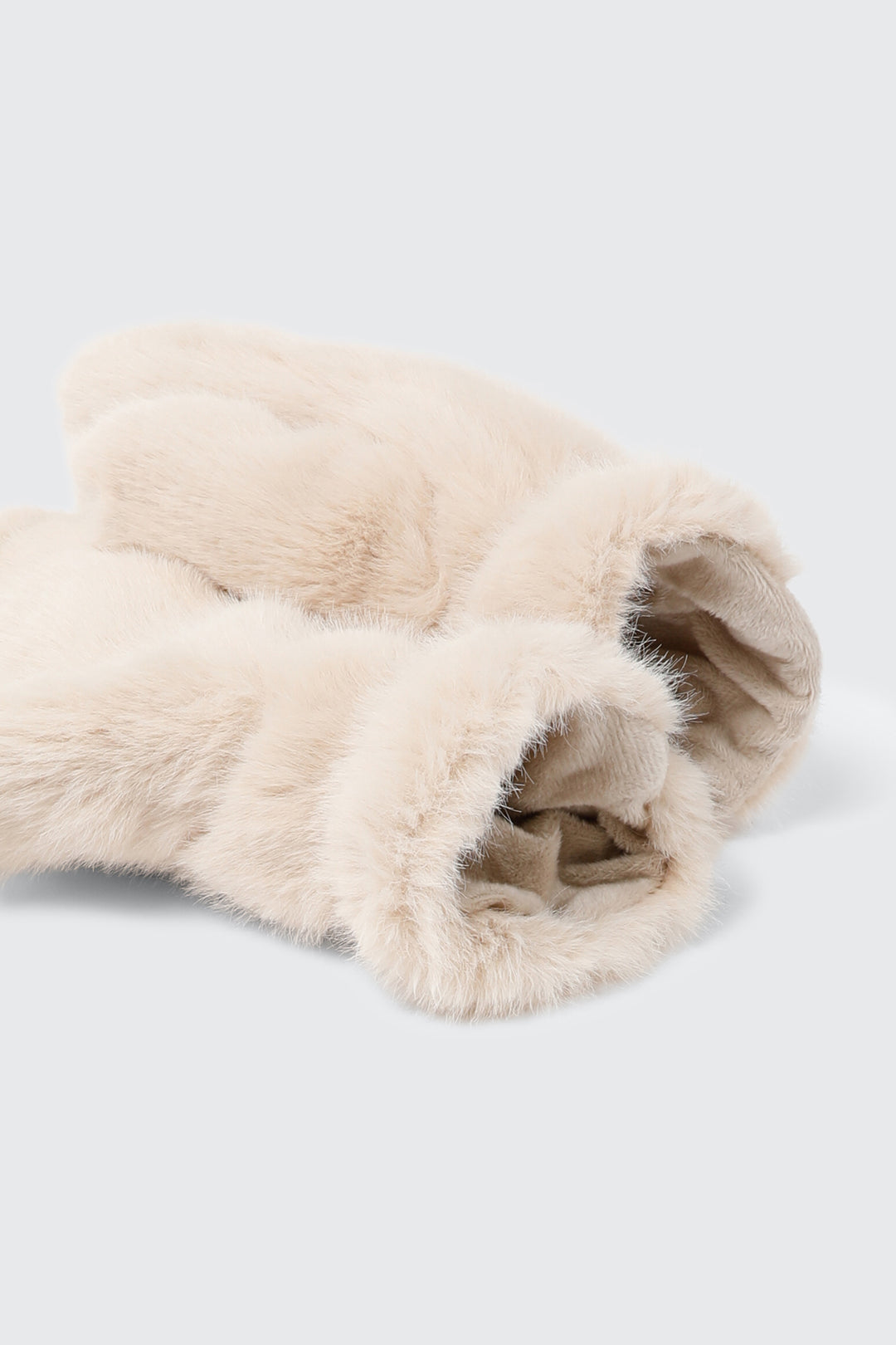 Faux Fur Lined Mittens