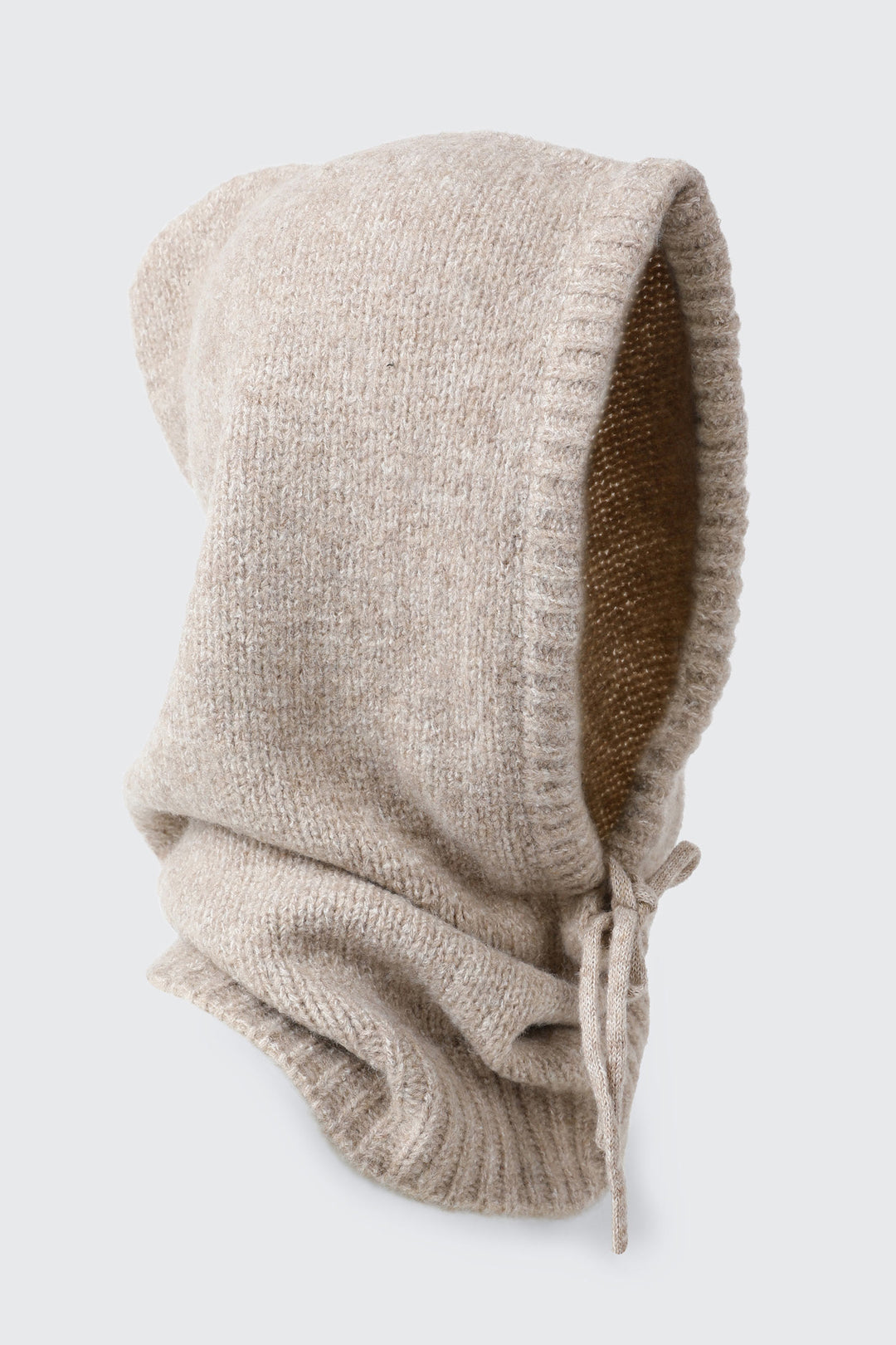 Wool Blend Knit Balaclava
