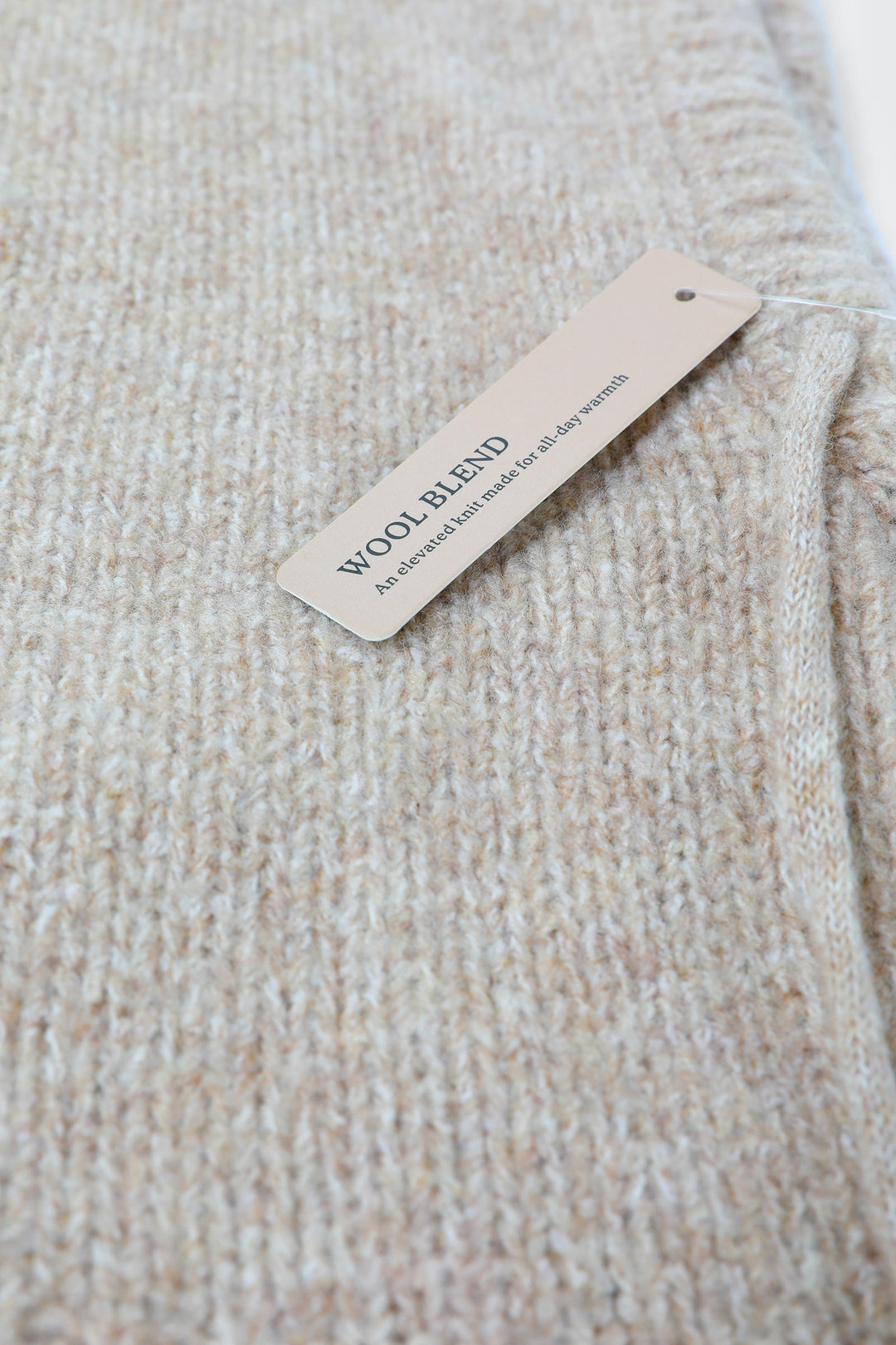 Wool Blend Knit Balaclava