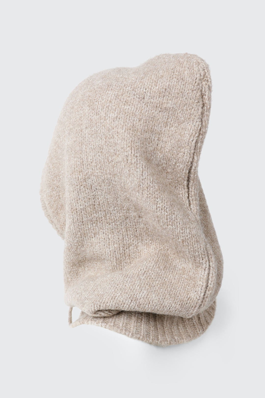 Wool Blend Knit Balaclava