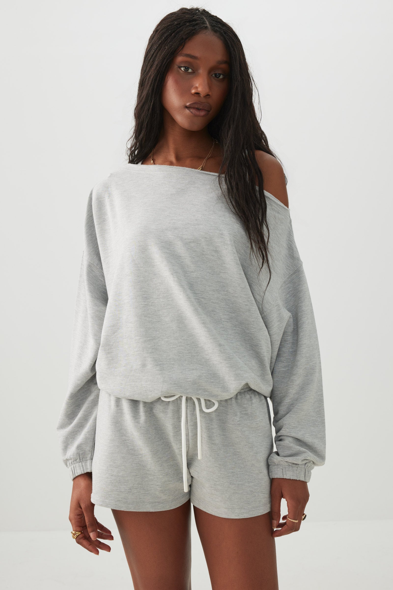 Off Shoulder Oversized Sweatshirt | Ardene