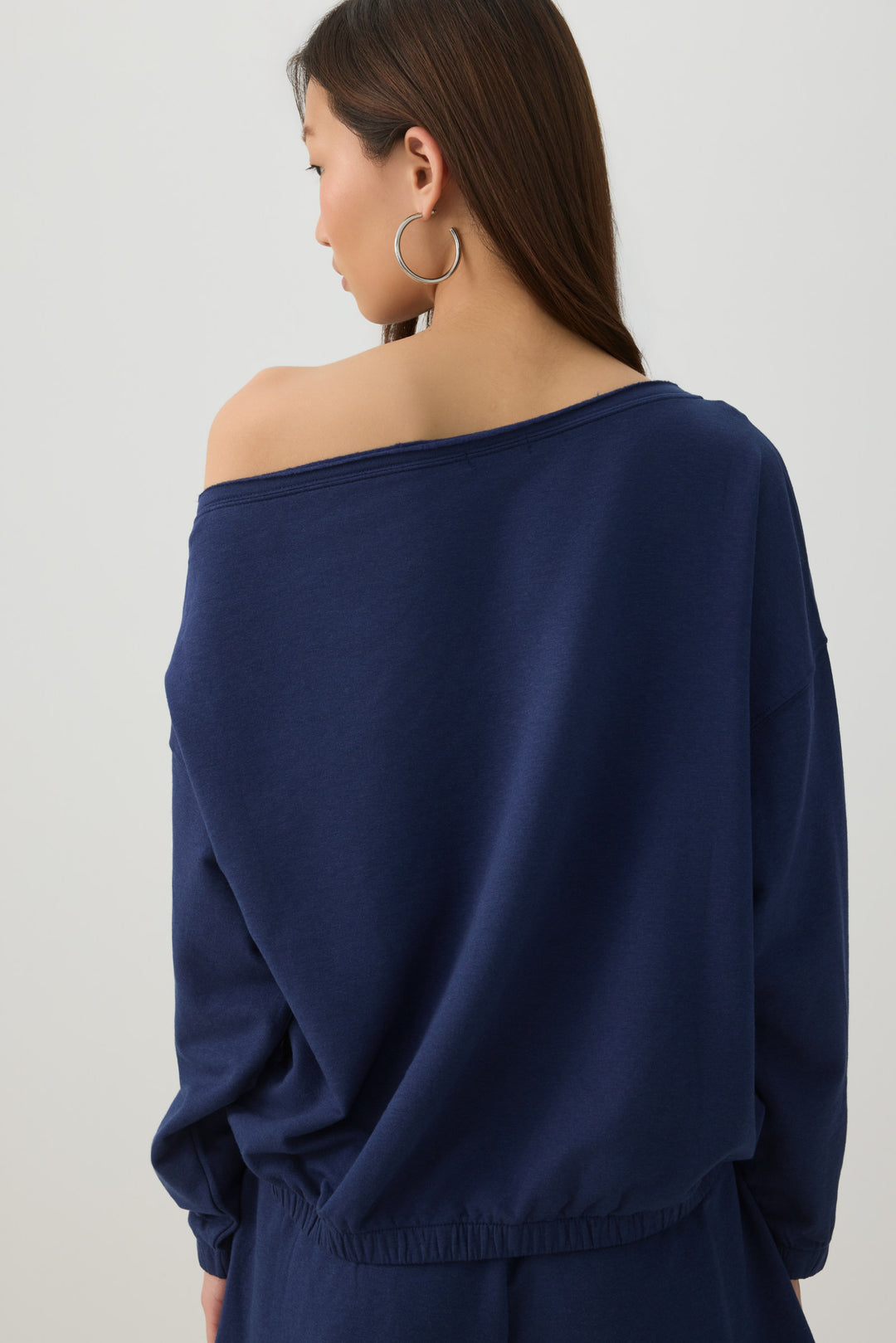 Off Shoulder Oversized Sweatshirt