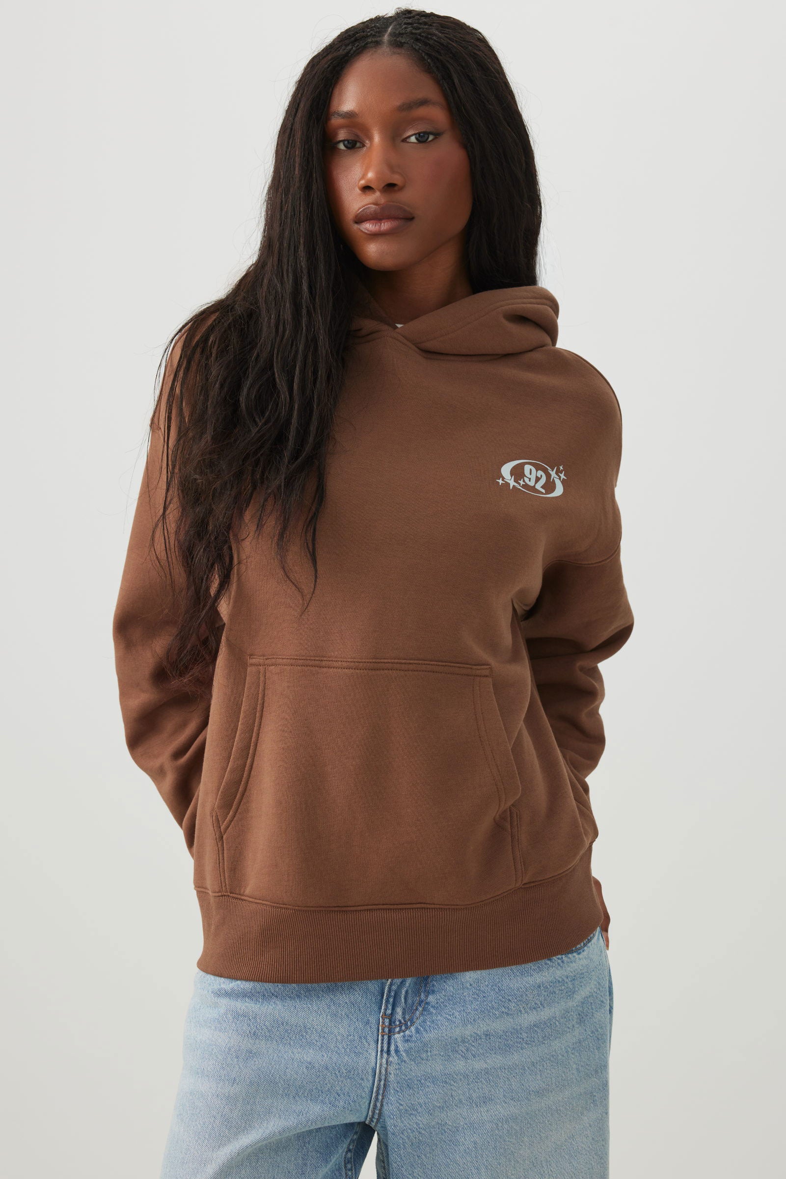Oversized Graphic Hoodie | Ardene