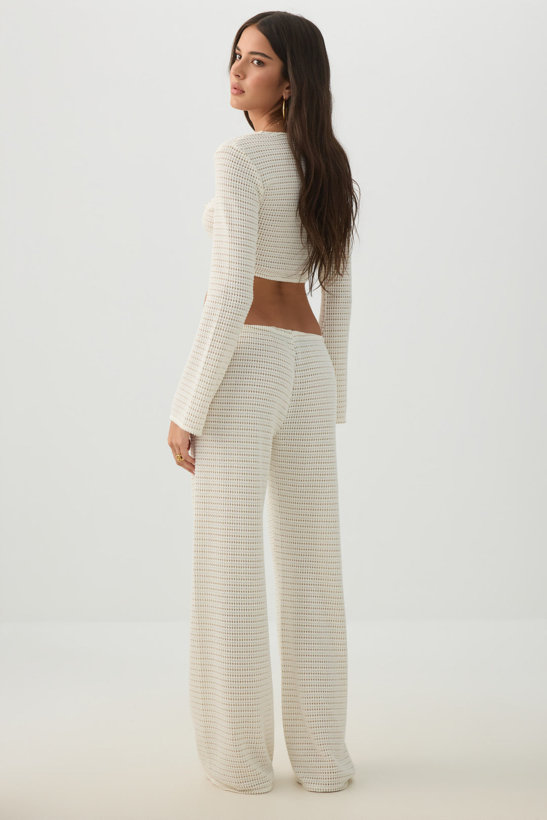 Open Stitch Crochet Pant