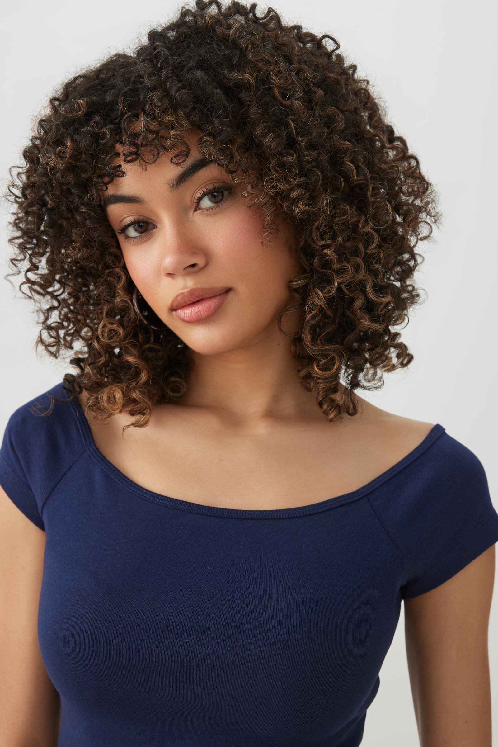 Off Shoulder Rib Crop Top | Ardene