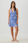Floral Halter Mini Dress