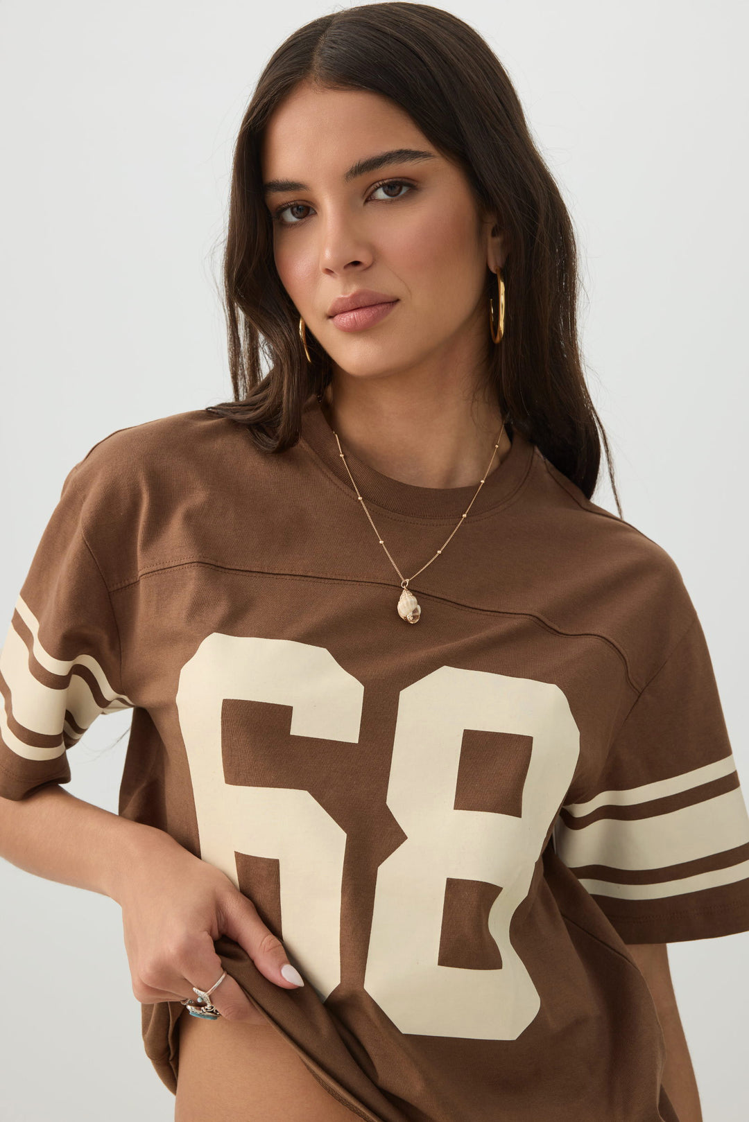 Relaxed Fit Sport Jersey T-Shirt