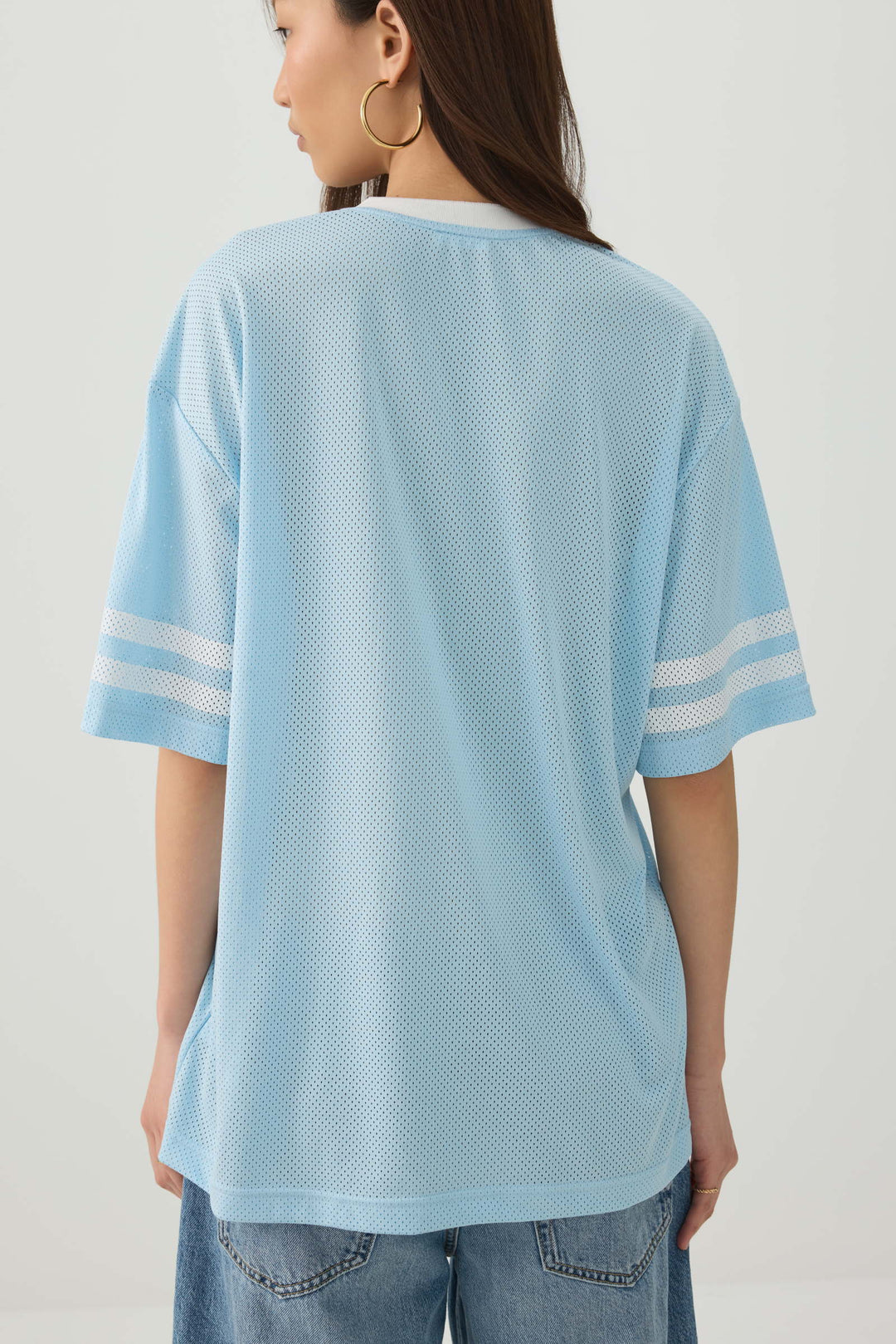 Oversized Football Mesh T-Shirt