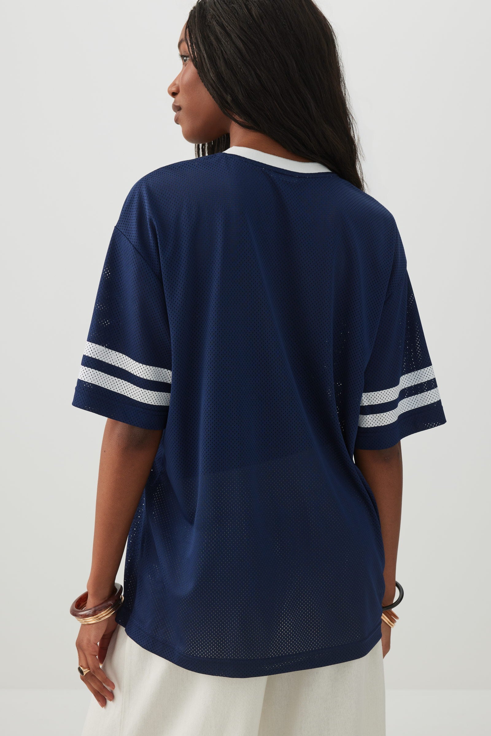 Oversized Football Mesh T-Shirt | Ardene