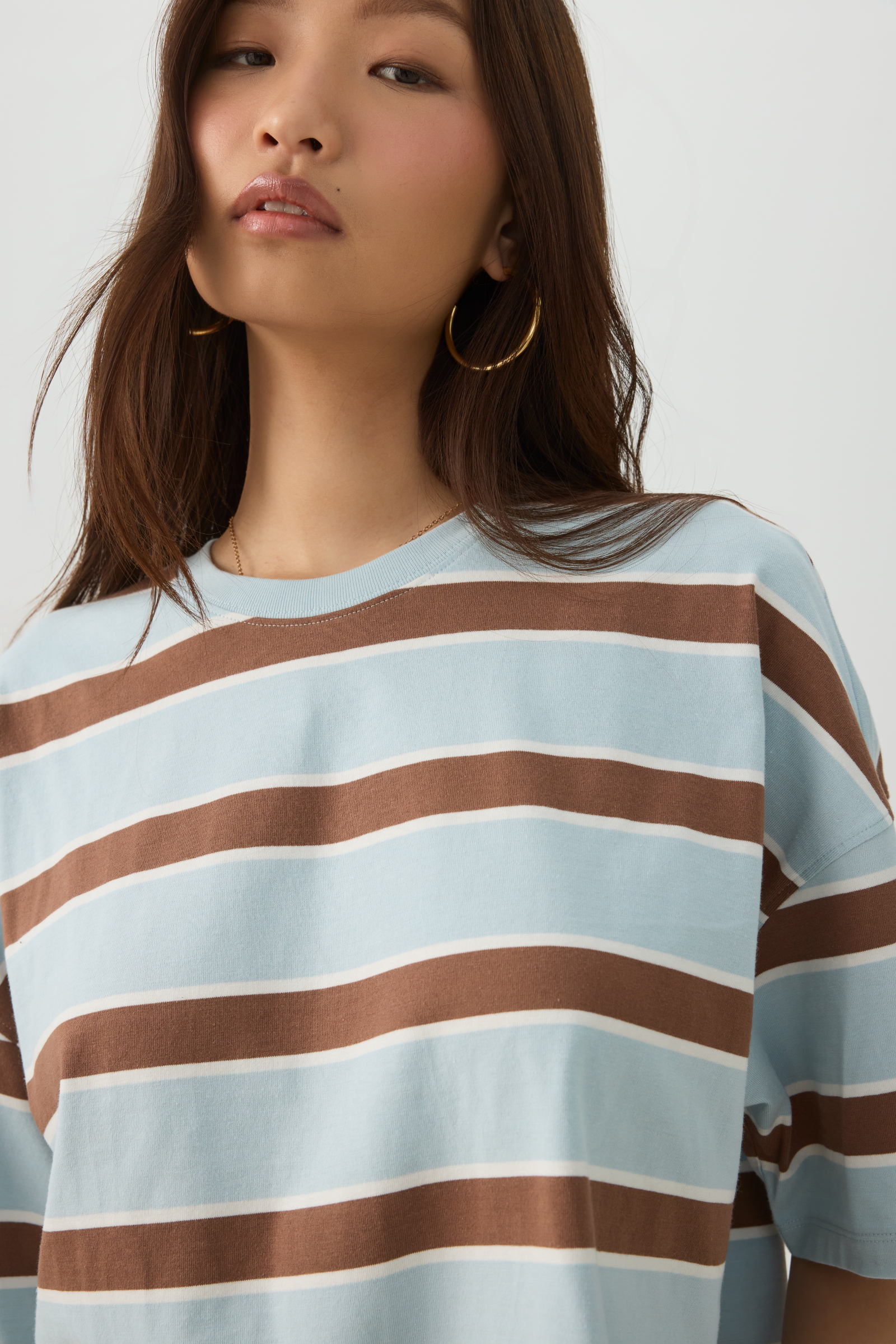 Striped Drop Shoulder T-Shirt | Ardene