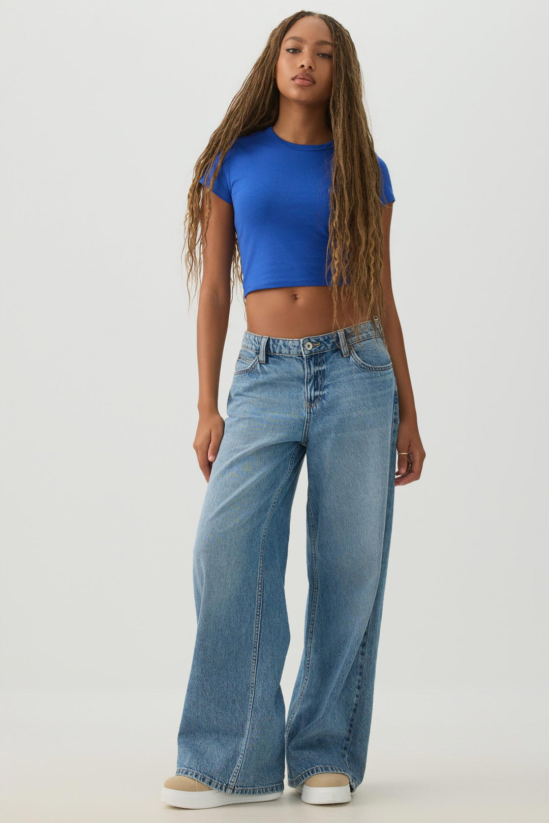 Basicore™ Fitted Crop T-Shirt