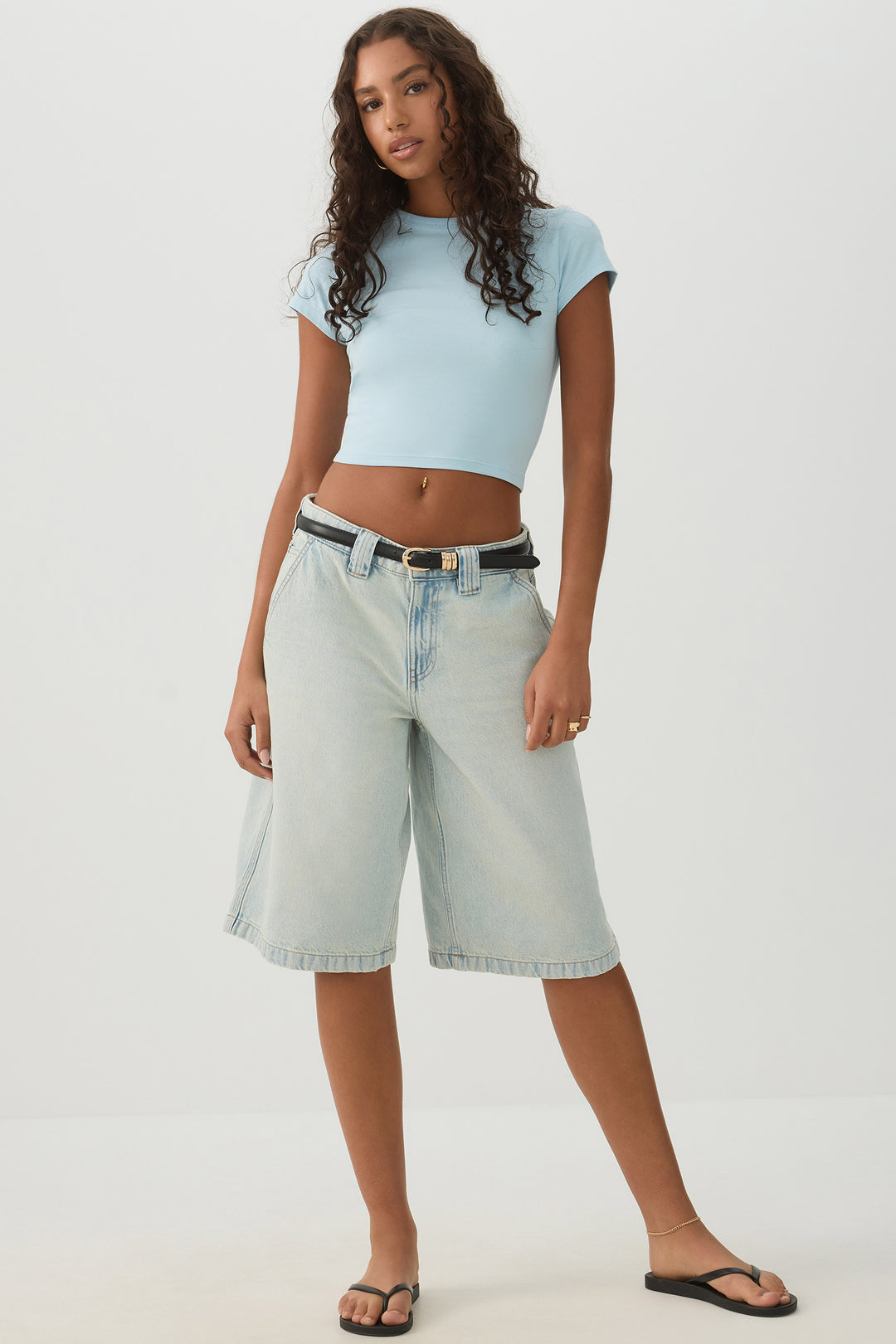 Basicore™ Fitted Crop T-Shirt