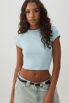 Basicore™ Fitted Crop T-Shirt