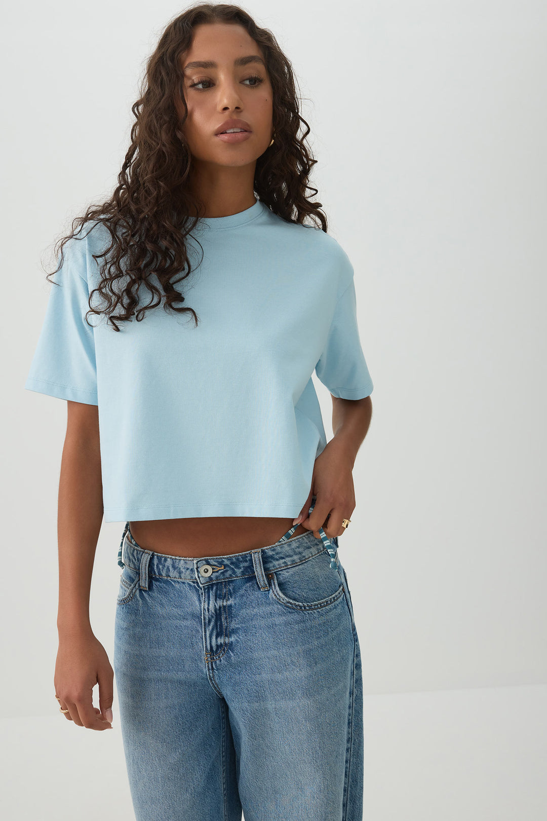 Basicore™ Boxy Cropped T-Shirt