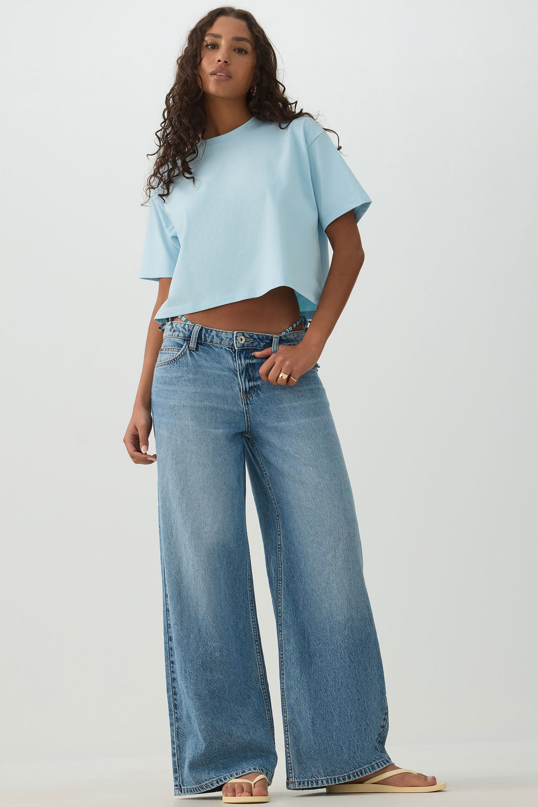 Basicore™ Boxy Cropped T-Shirt