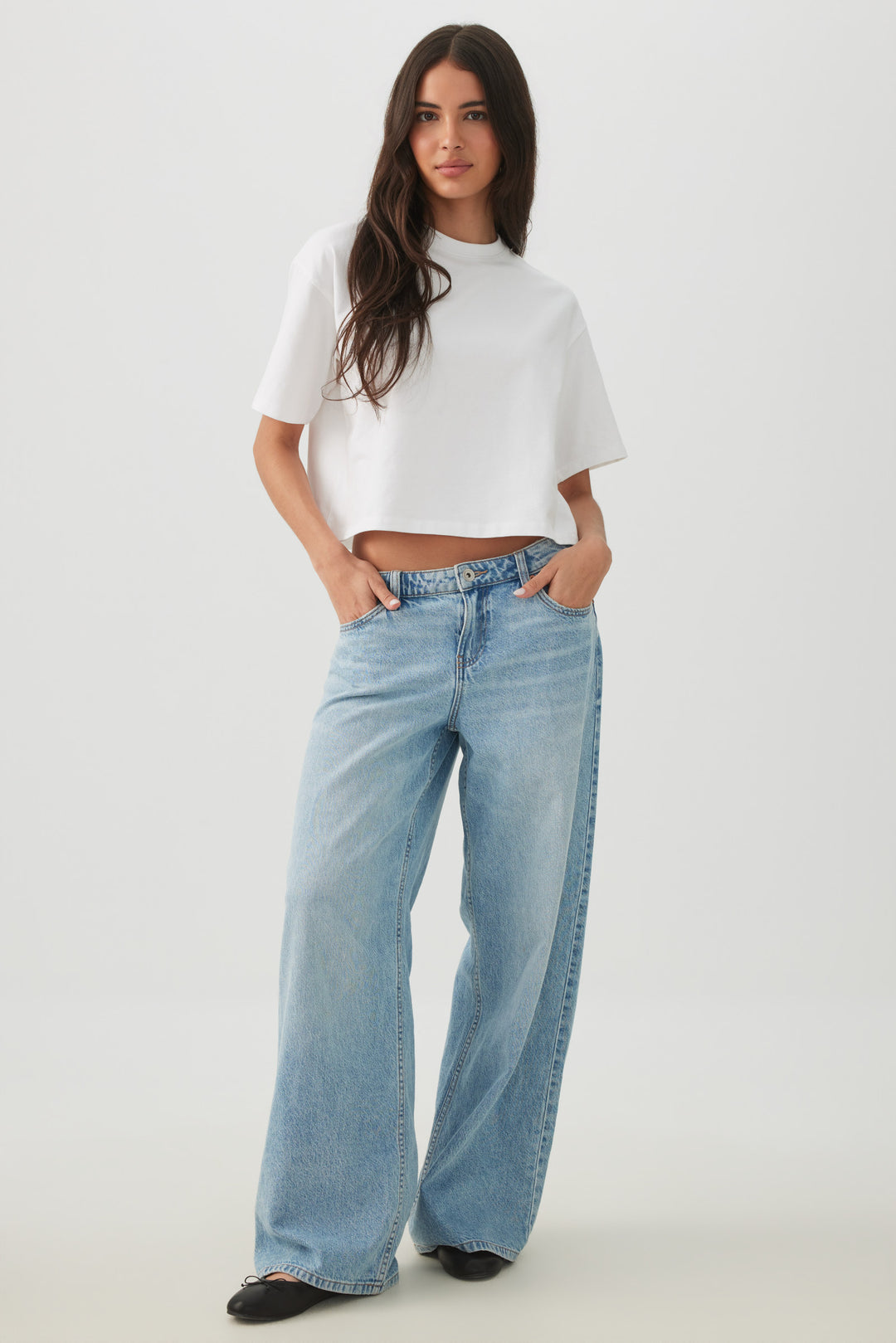 Basicore™ Boxy Cropped T-Shirt