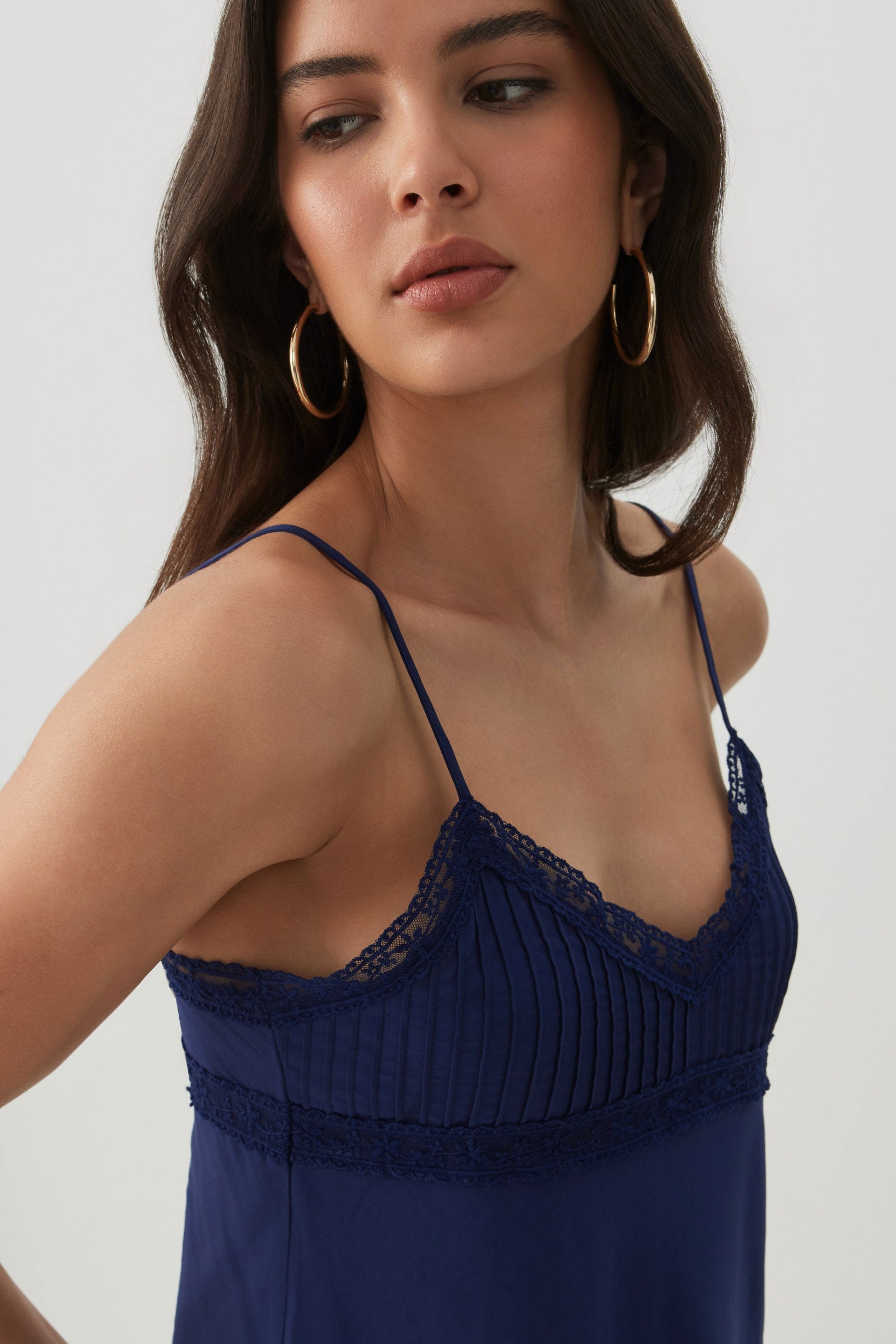 Lace Trim Cropped Tank Top | Ardene
