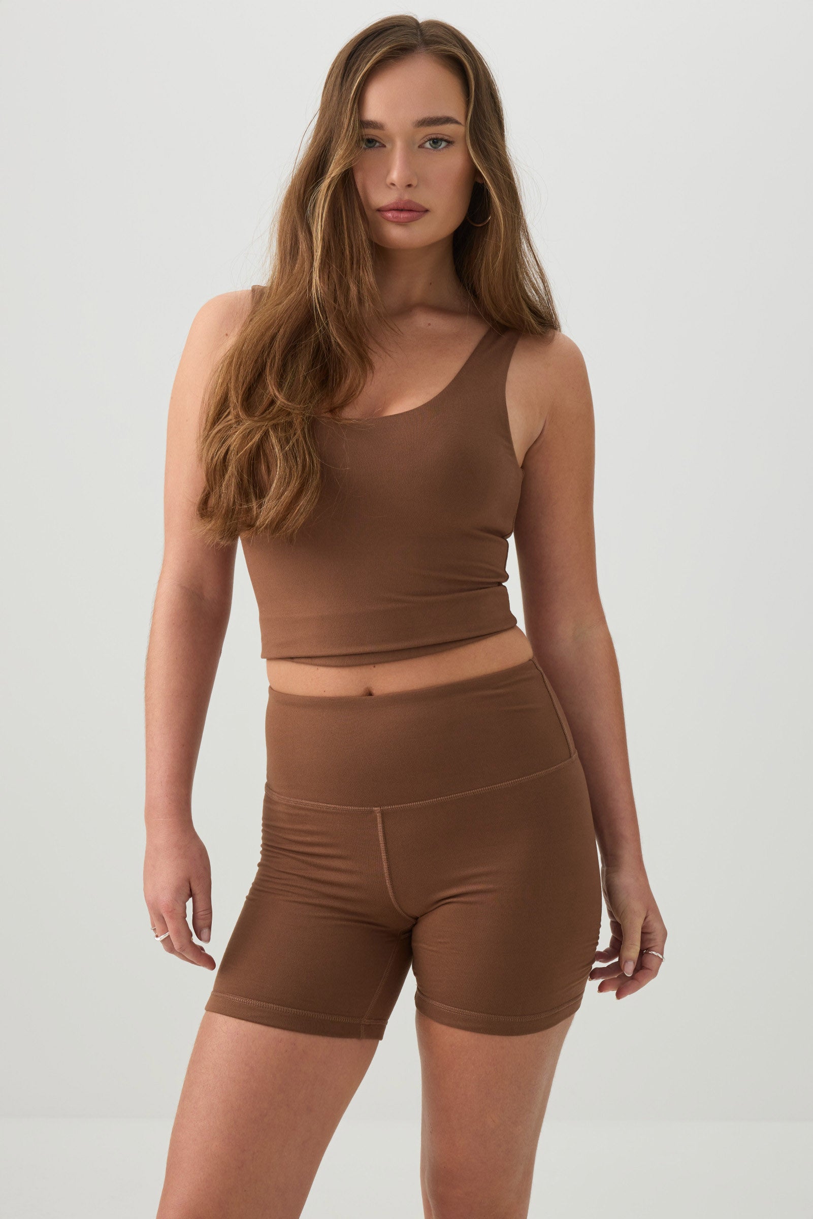 SAPEur® MESH BASKET TANKTOP ブラウンレオパード M Textured Beaded Tank Top | Ardene