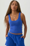 Crop Tank Top With Built In Bra