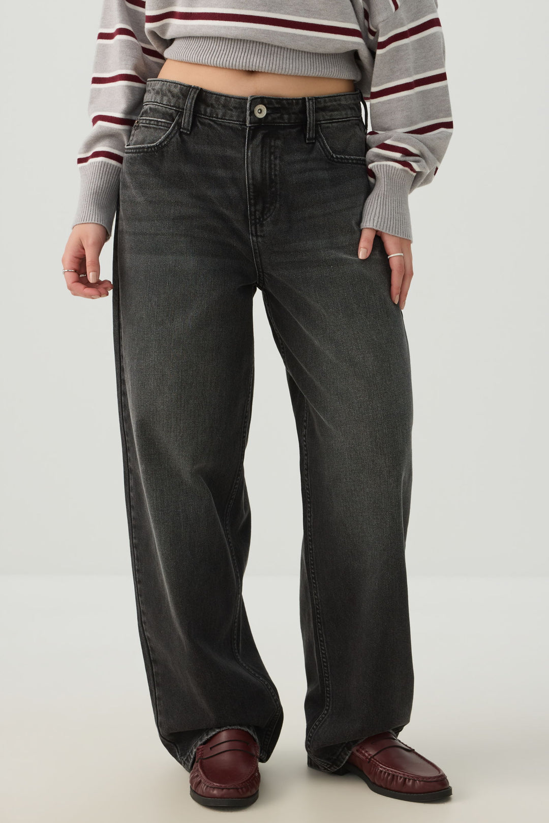 The Muse Fit Mid Rise Baggy Jean