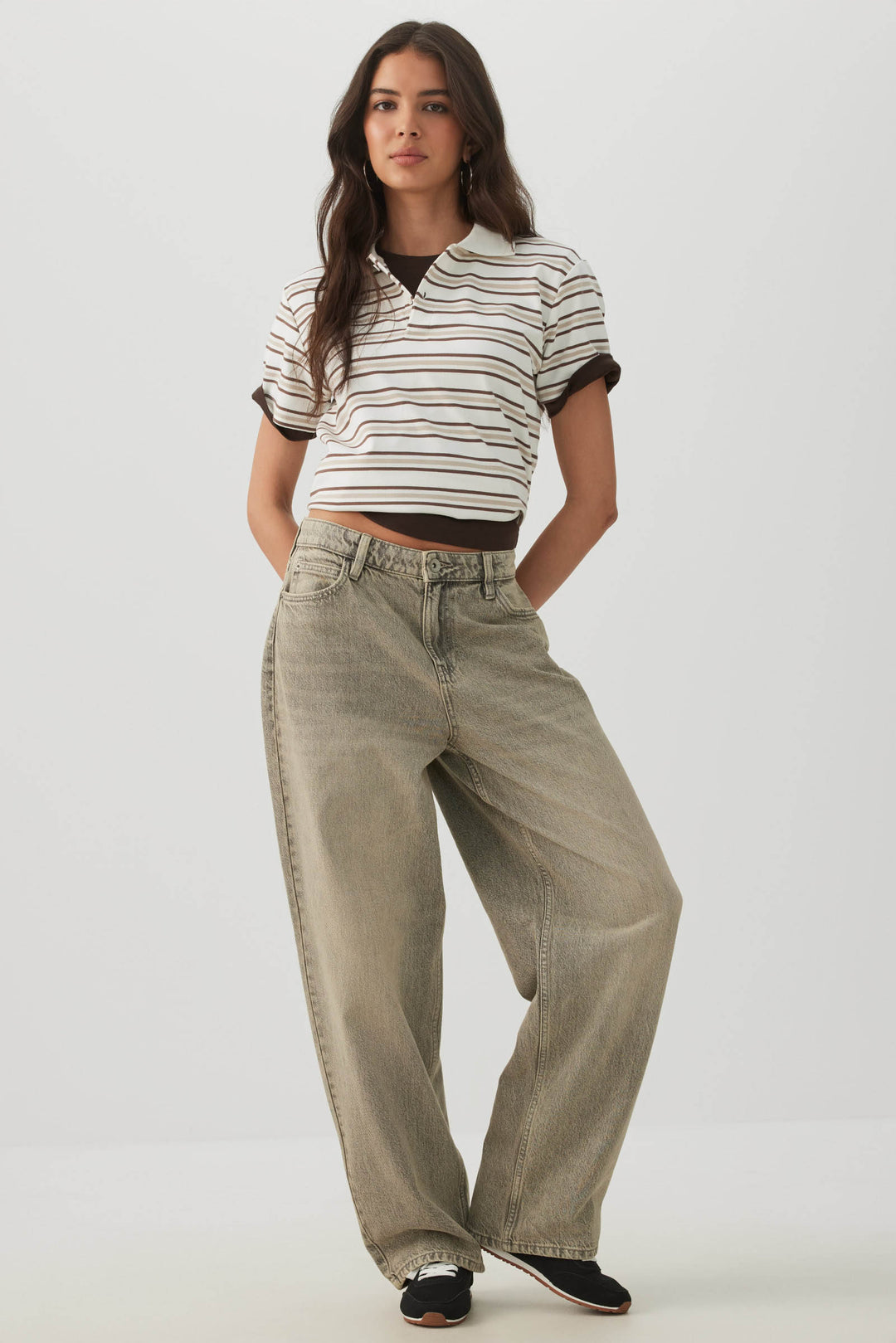 The Muse Fit Mid Rise Baggy Jean