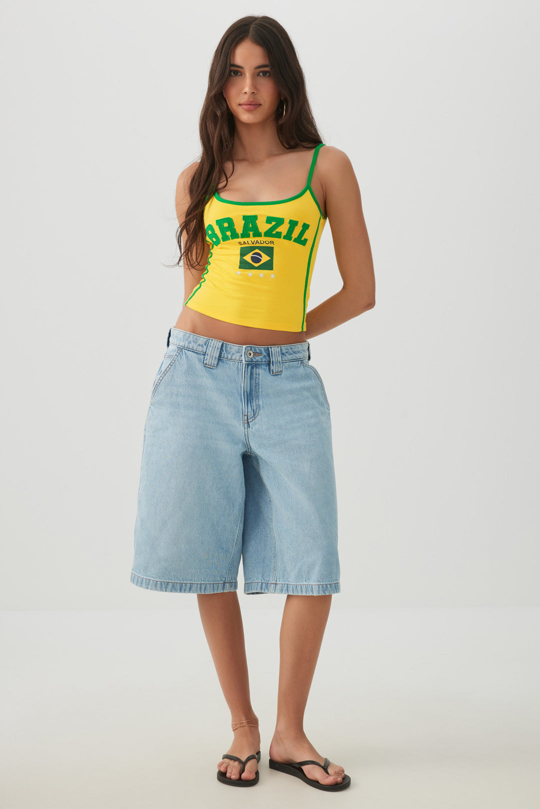 Brazil Contrast Tank Top