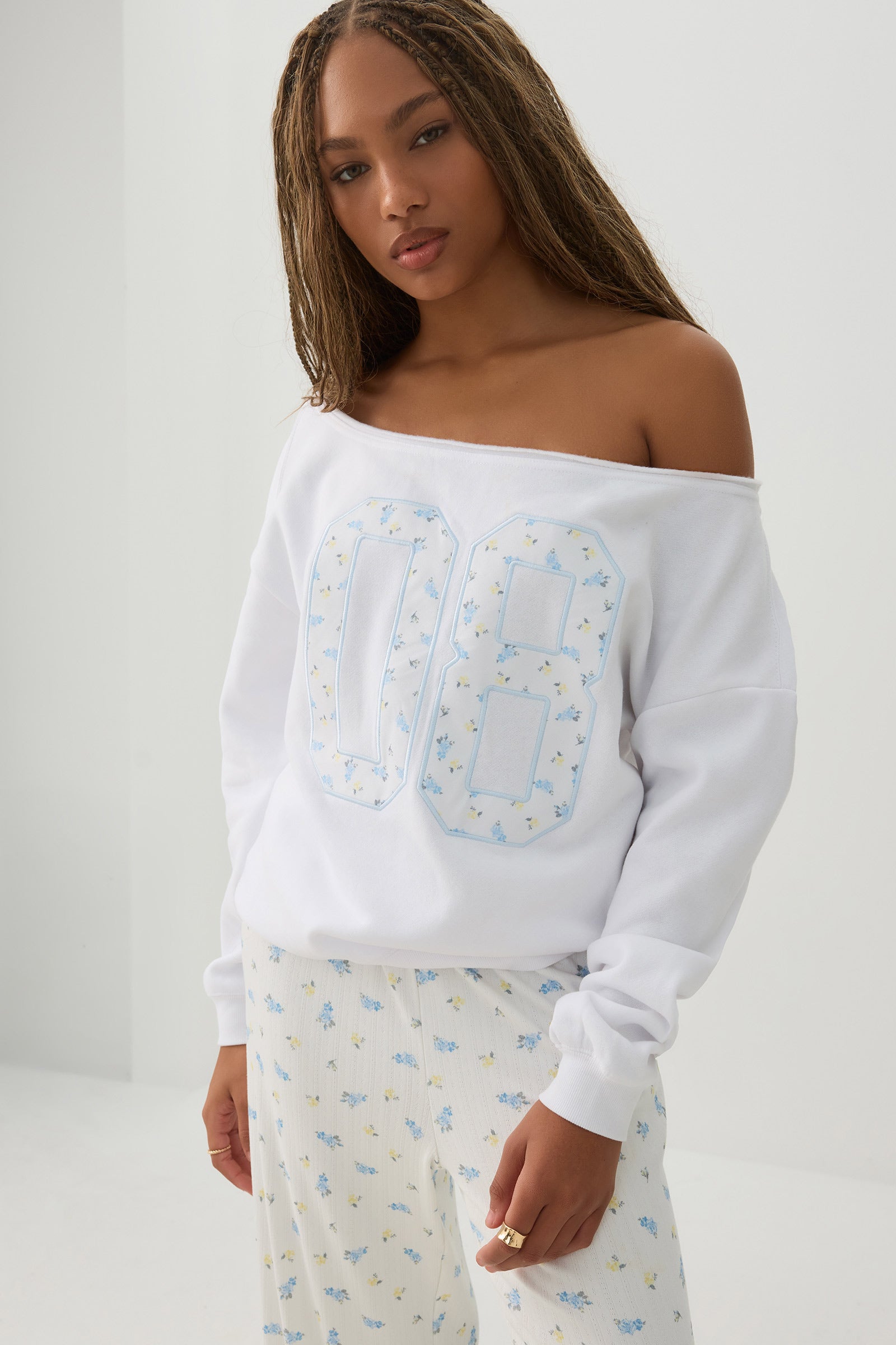 Off Shoulder Fleece Top | Ardene