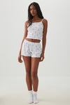 Rib PJ Shorts