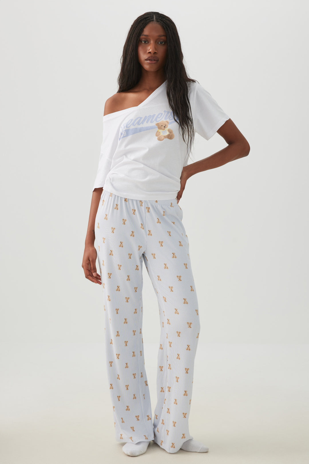 Super Soft Rib PJ Loose Pant