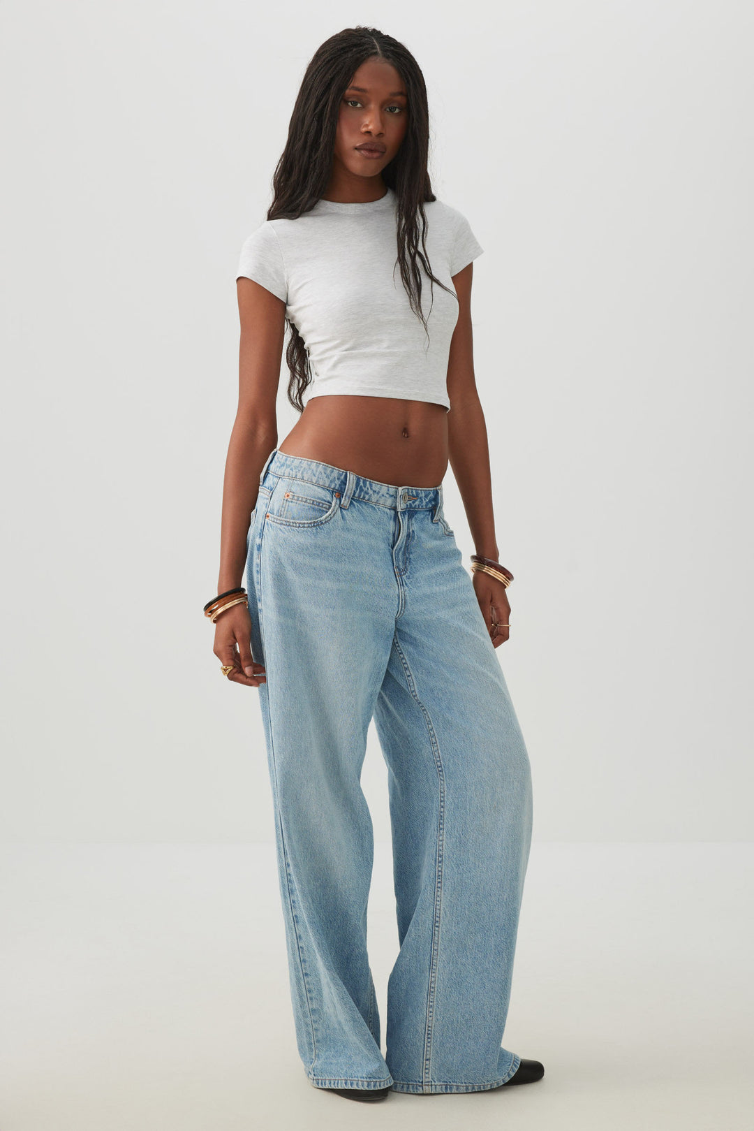 Basicore™ Fitted Crop T-Shirt