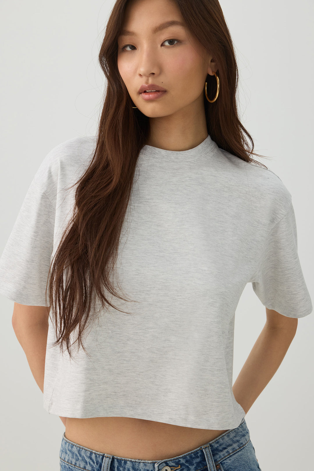 Basicore™ Boxy Cropped T-Shirt
