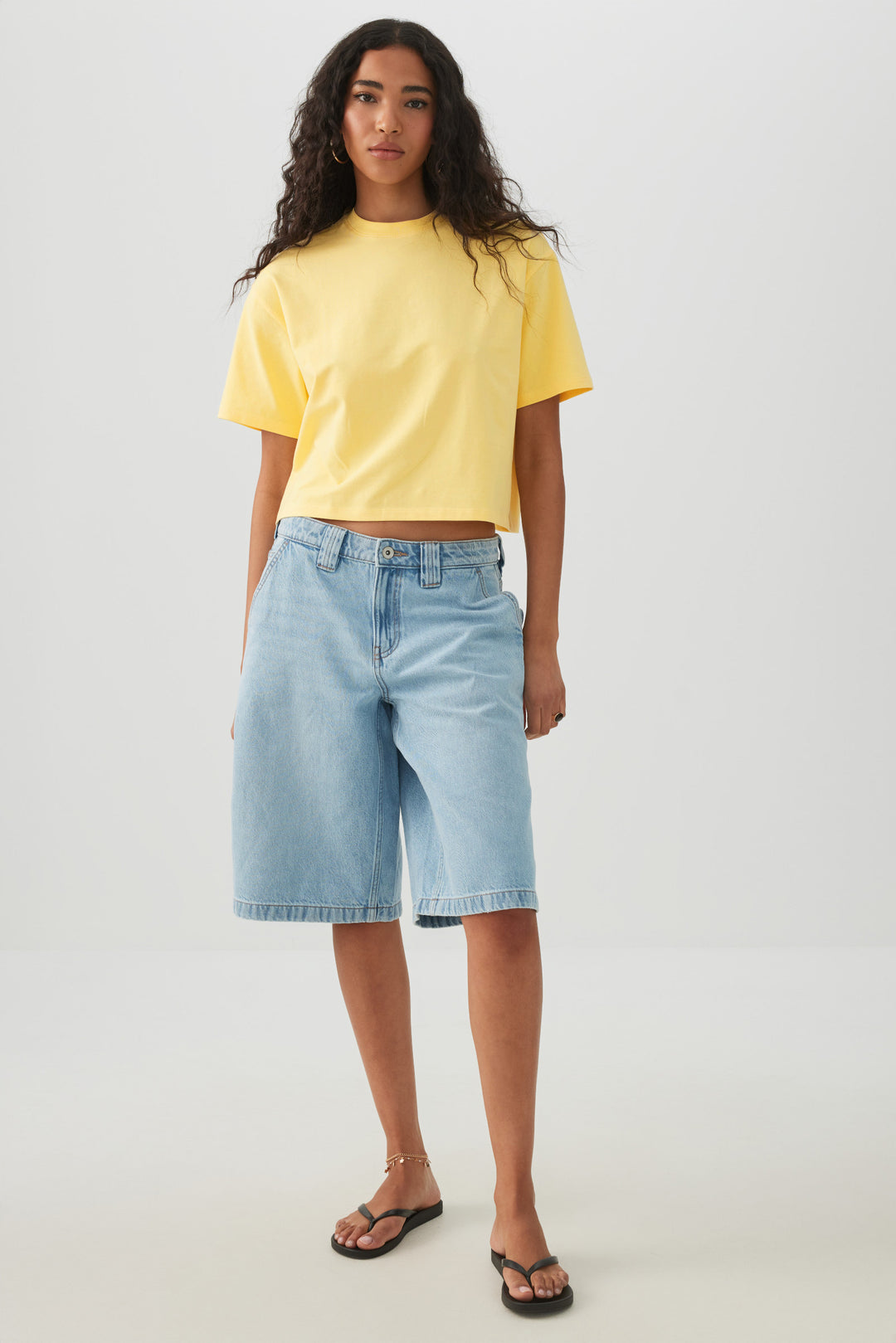 Basicore™ Boxy Cropped T-Shirt