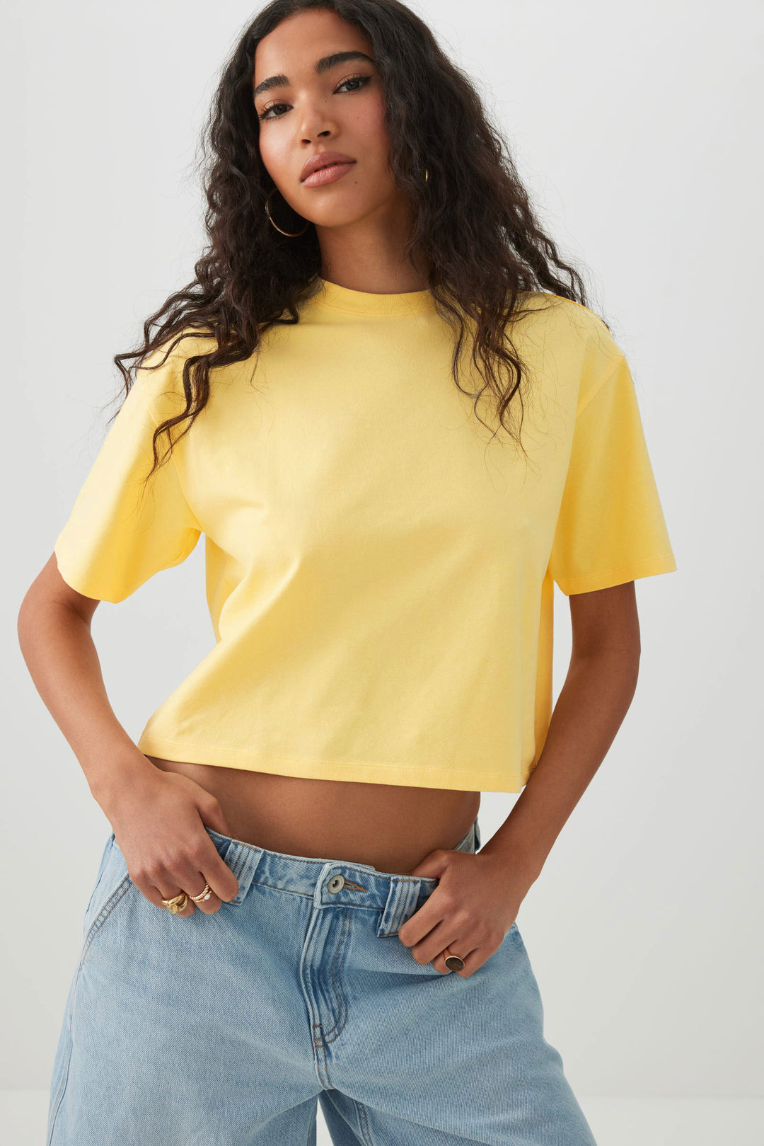 Basicore™ Boxy Cropped T-Shirt