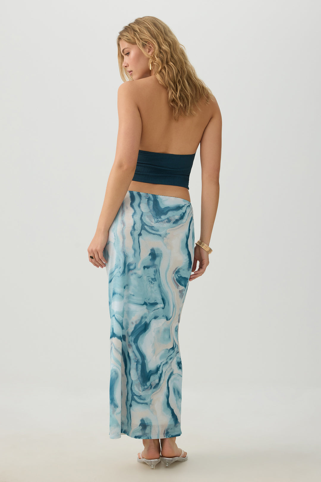 Mesh Maxi Skirt