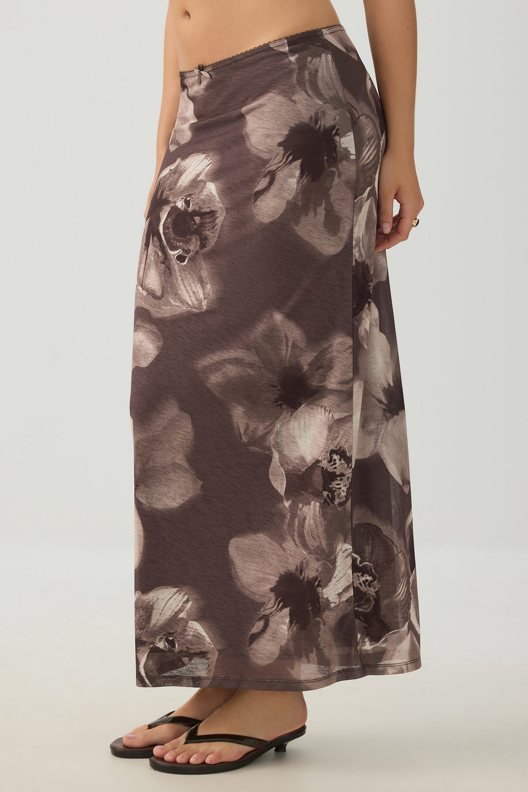 Mesh Maxi Skirt