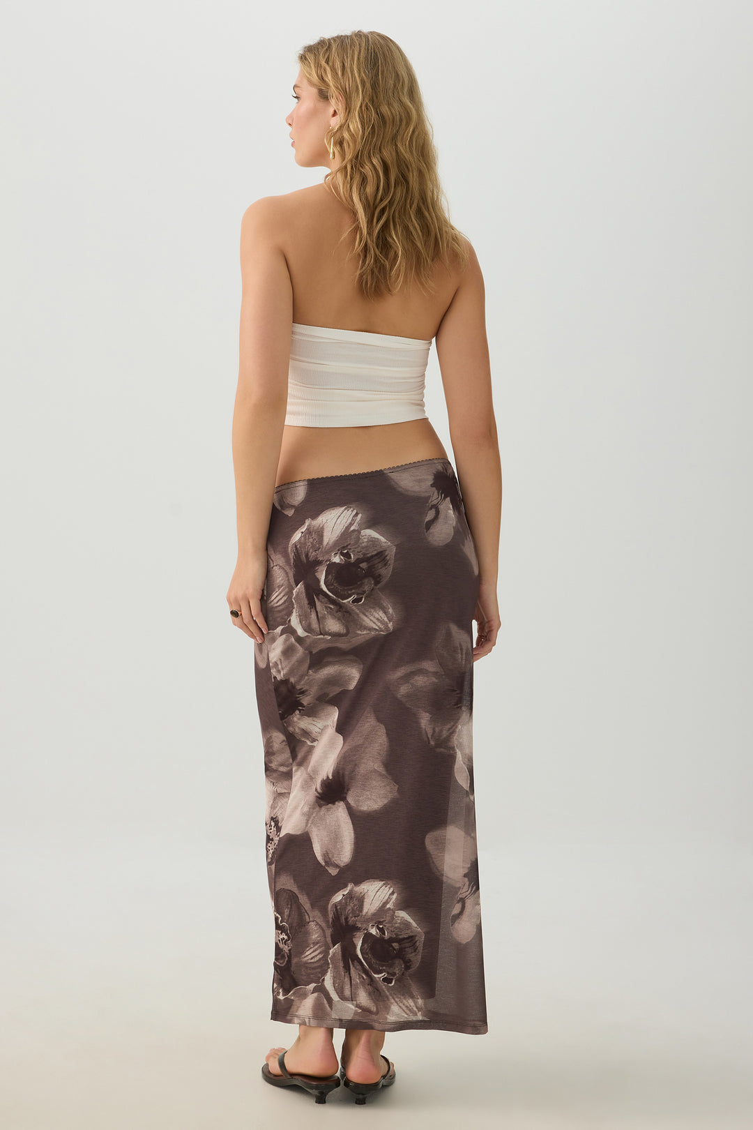 Mesh Maxi Skirt