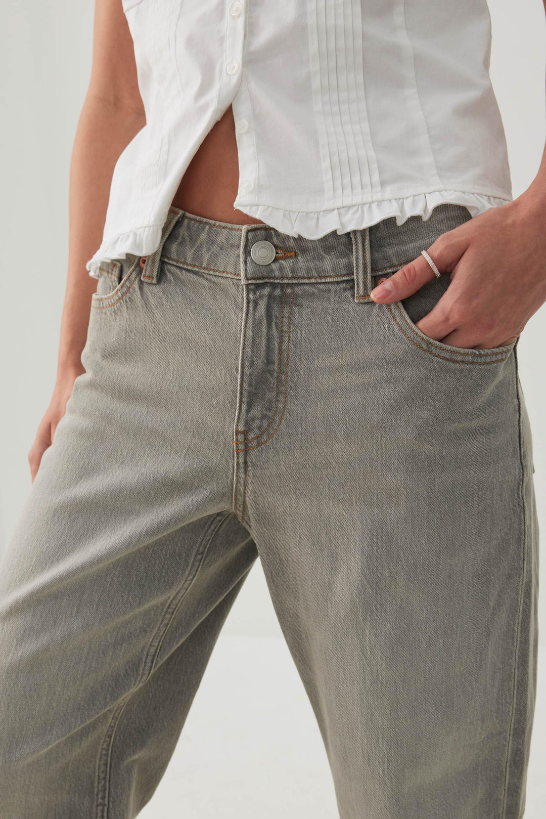 The Era Fit Mid Rise Straight Jean