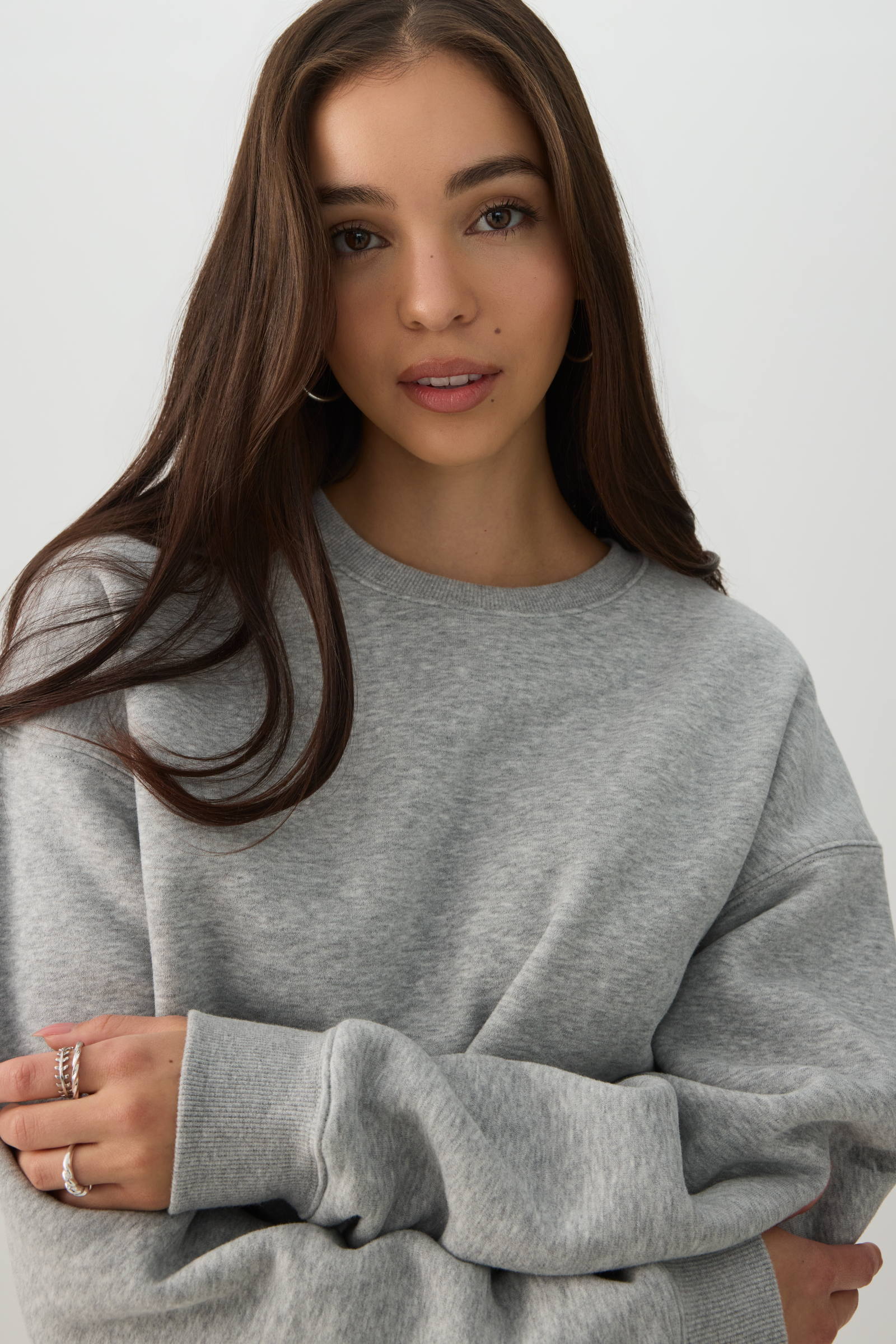 MADESOFT™ Fleece Crew Neck Sweatshirt | Ardene
