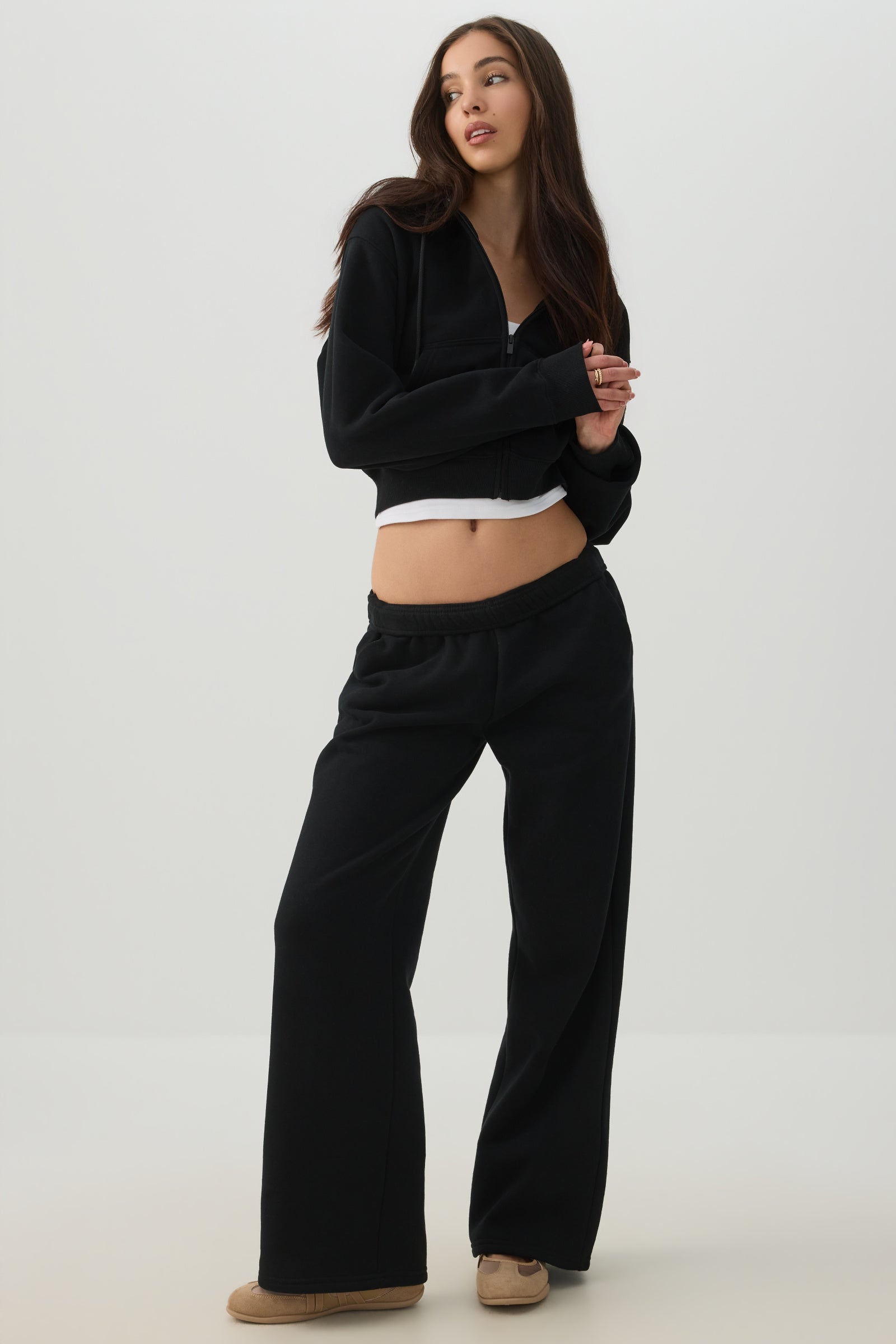 MADESOFT™ Fleece Zip Up Hoodie | Ardene