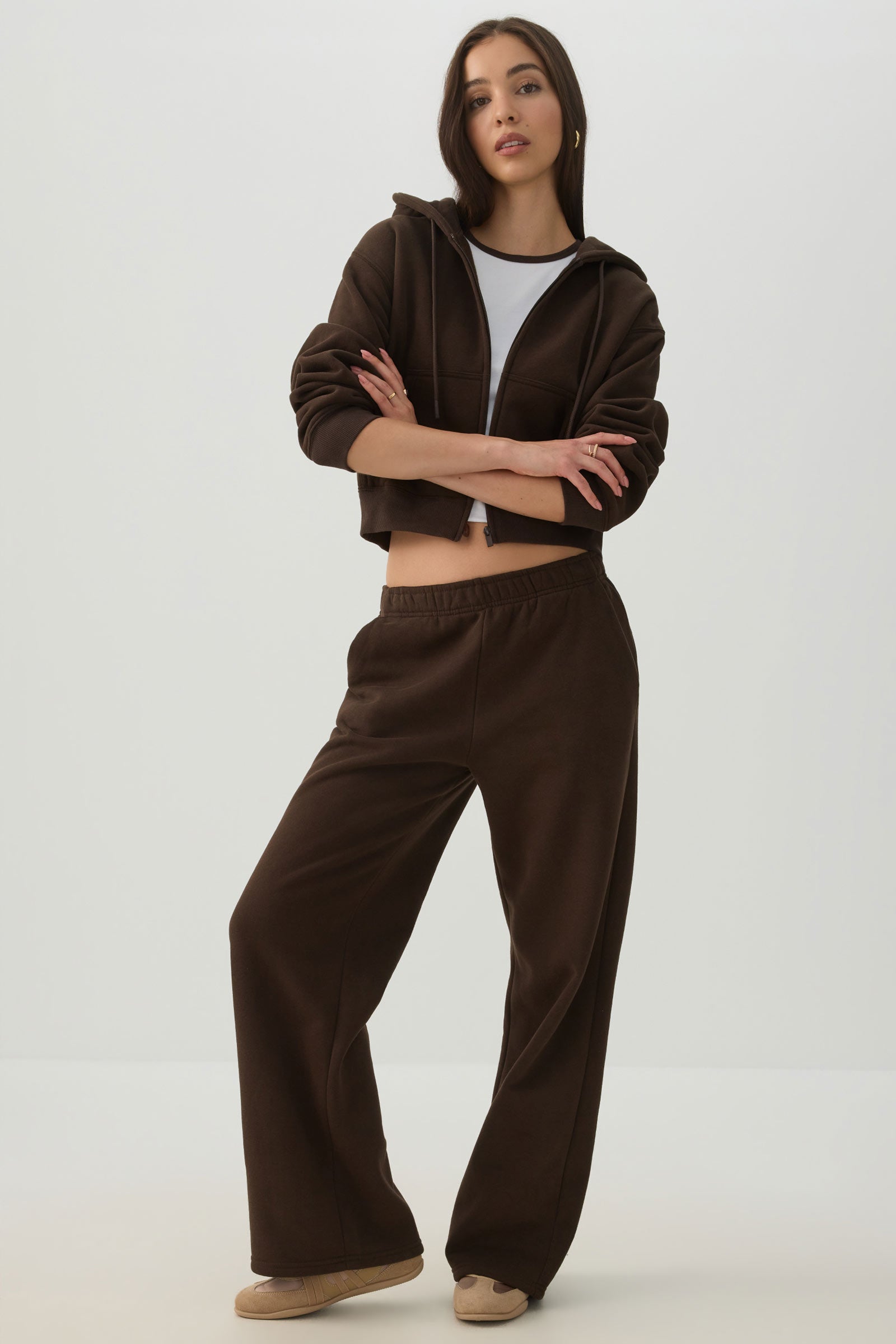 MADESOFT™ Fleece Zip Up Hoodie | Ardene