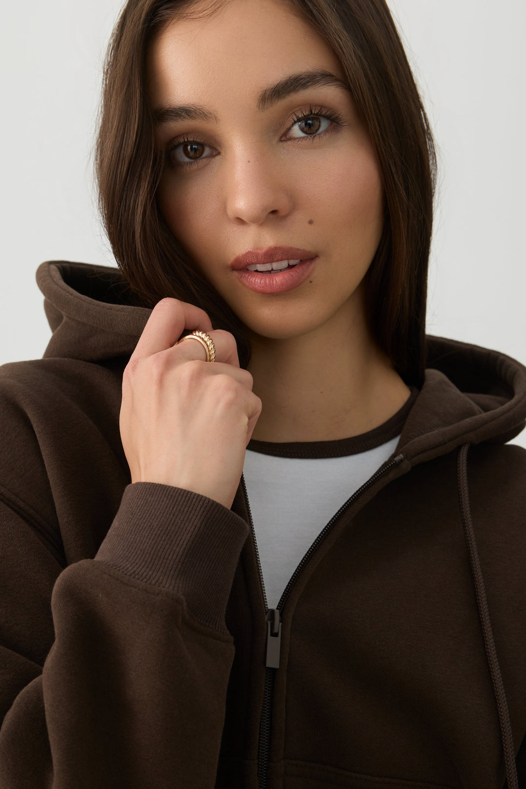 Veste à capuchon en Molleton MADESOFT™ 