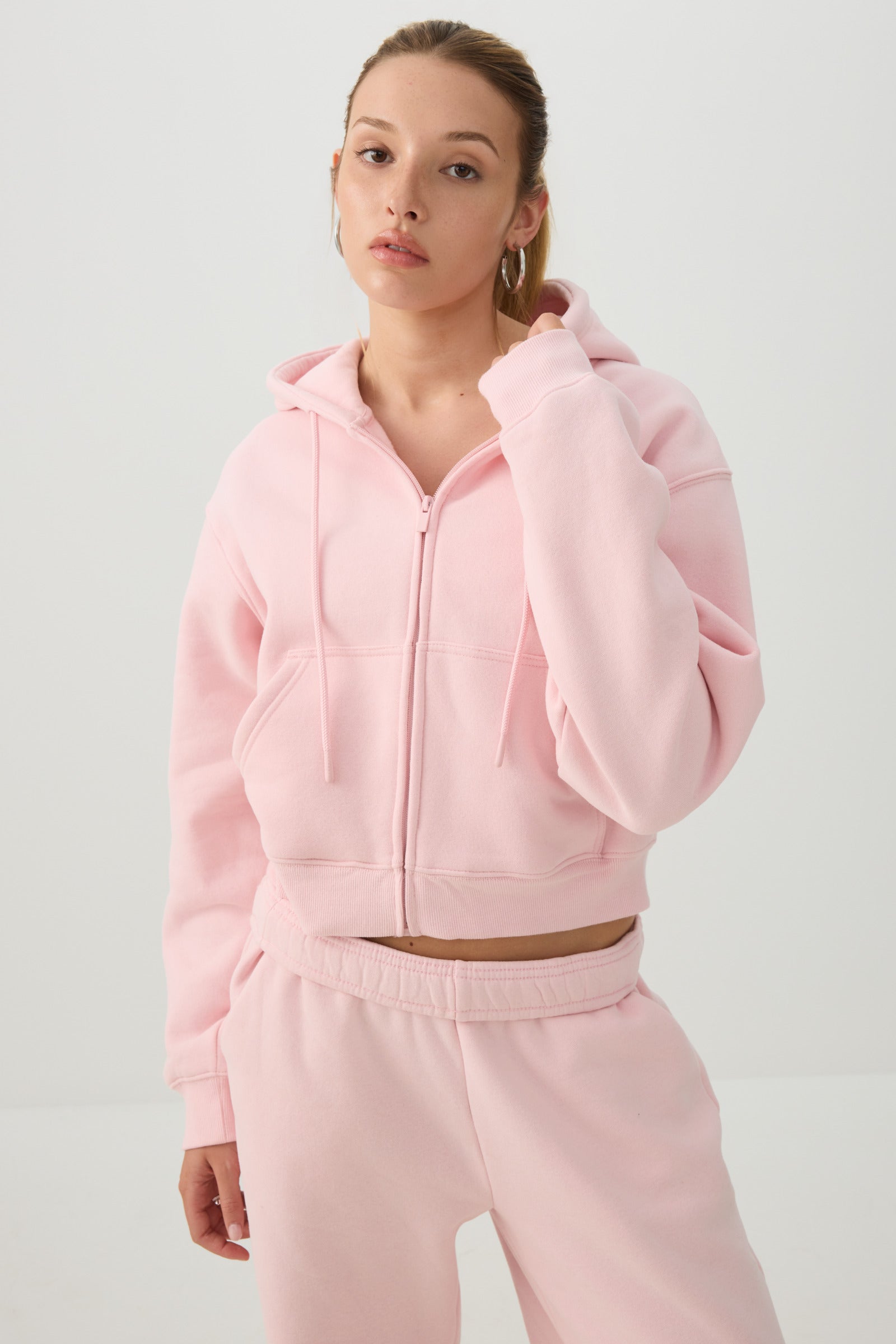 MADESOFT™ Fleece Zip Up Hoodie | Ardene