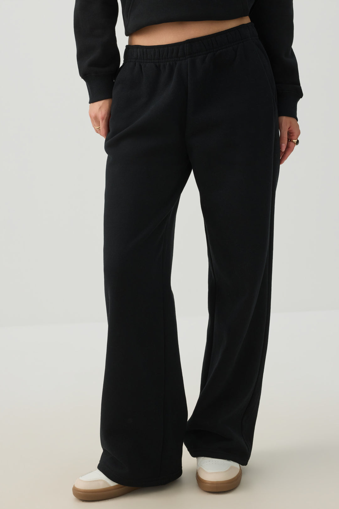 Pantalon jambe droite en Molleton MADESOFT™
