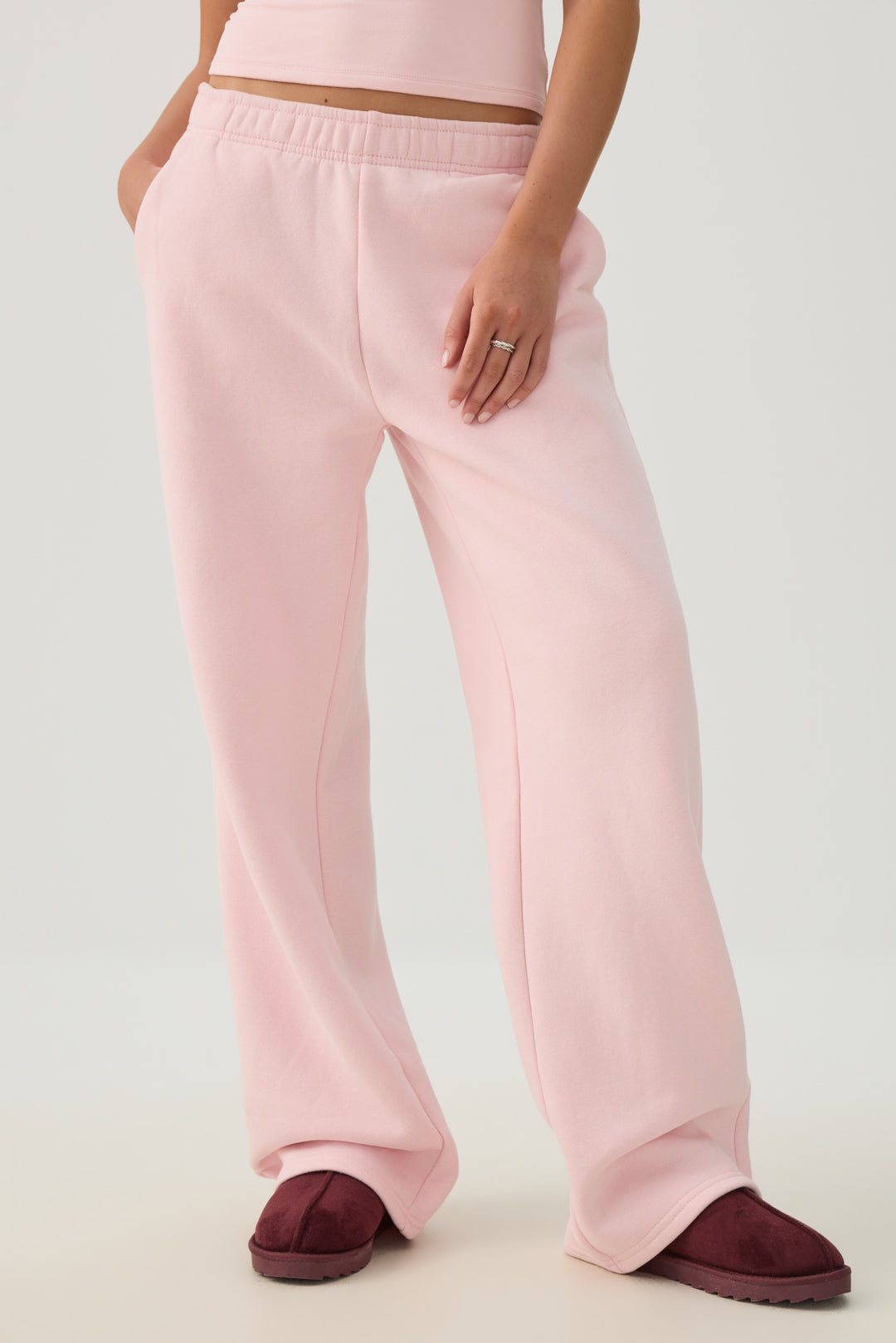 MADESOFT™ Fleece Straight Leg Sweatpants