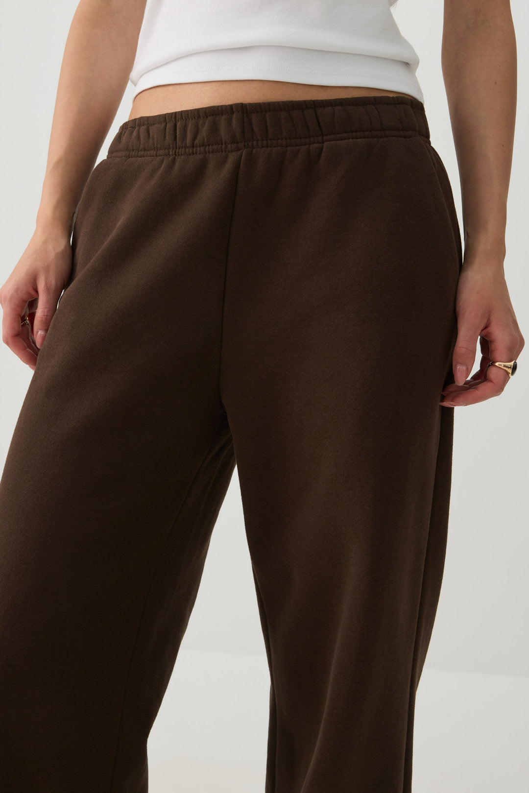 Pantalon jambe droite en Molleton MADESOFT™